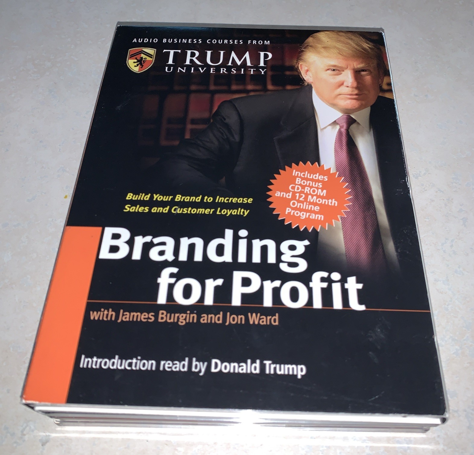 Branding For Profit Donald Trump University 2006 CD Audio Business Courses