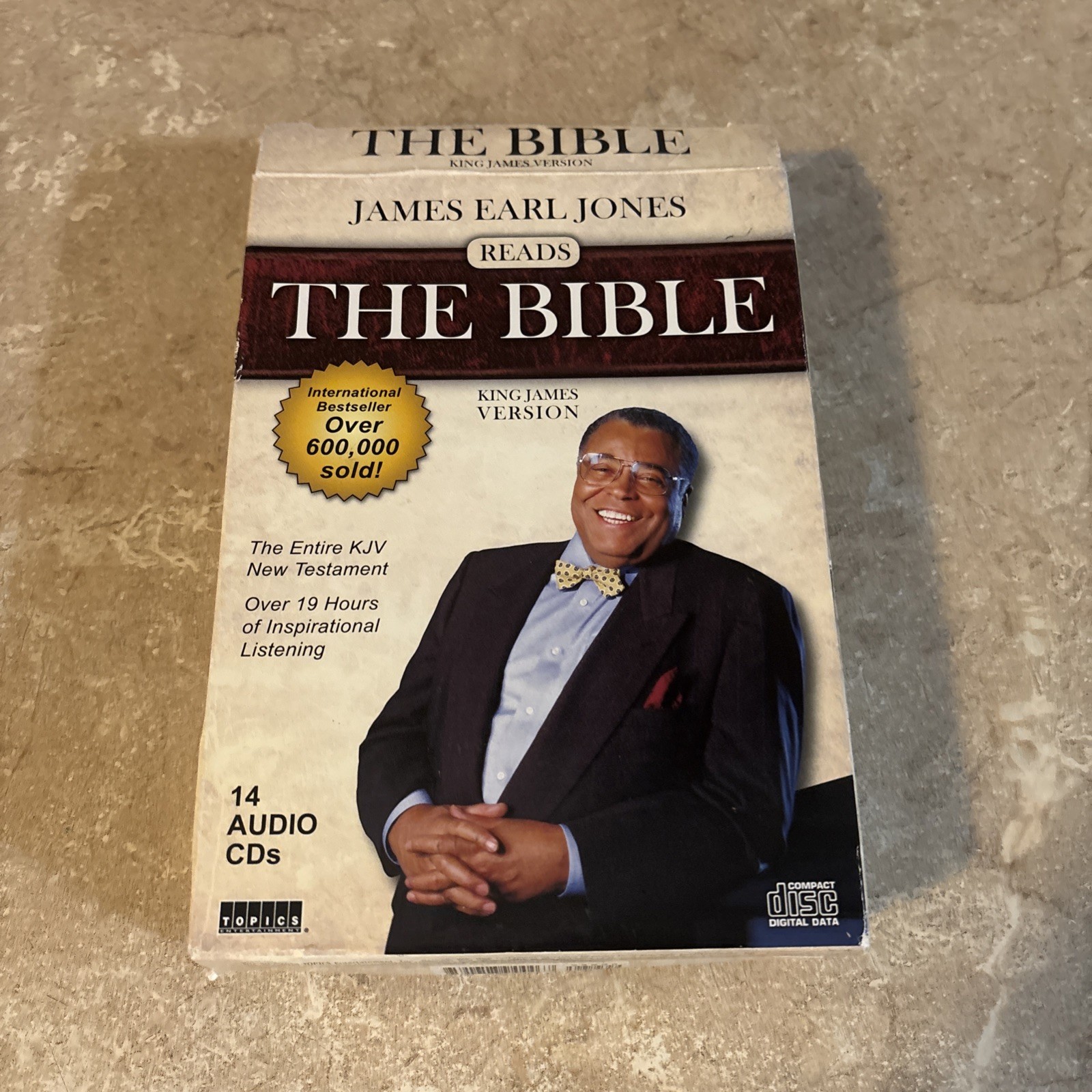 James Earl Jones Reads the Bible • New Testament-KJV • 2014 14 audio CD box set