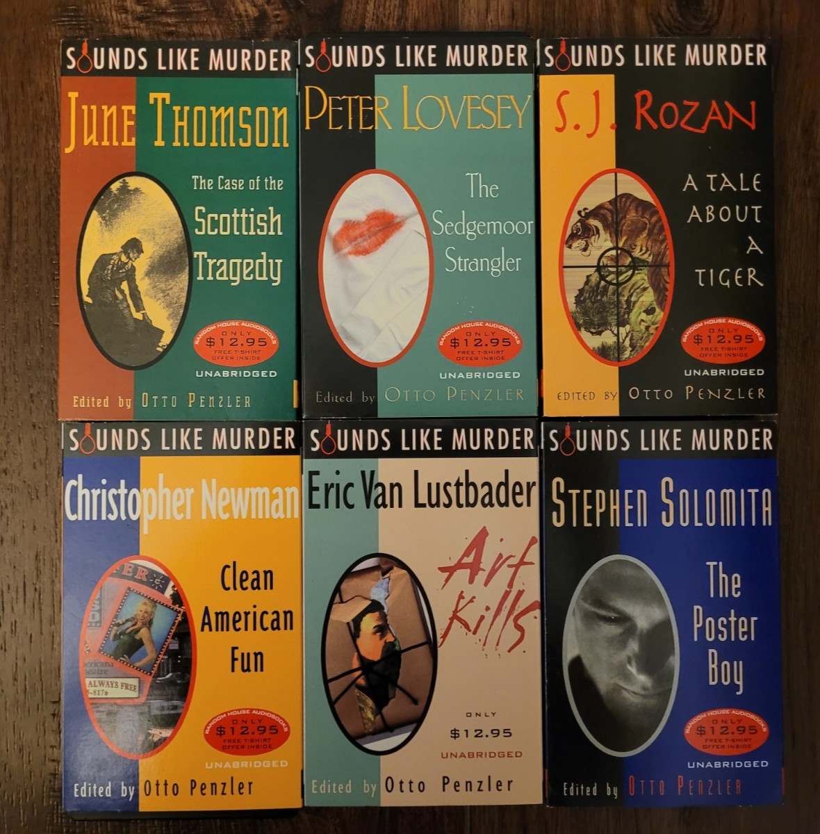 SOUNDS LIKE MURDER Audiobook Collection Edited by Otto Penzler (Rare)