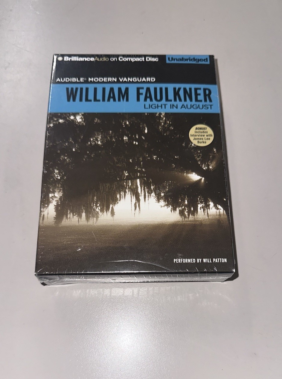 Light in August By William Faulkner New OOP Rare Audiobook Free Ship