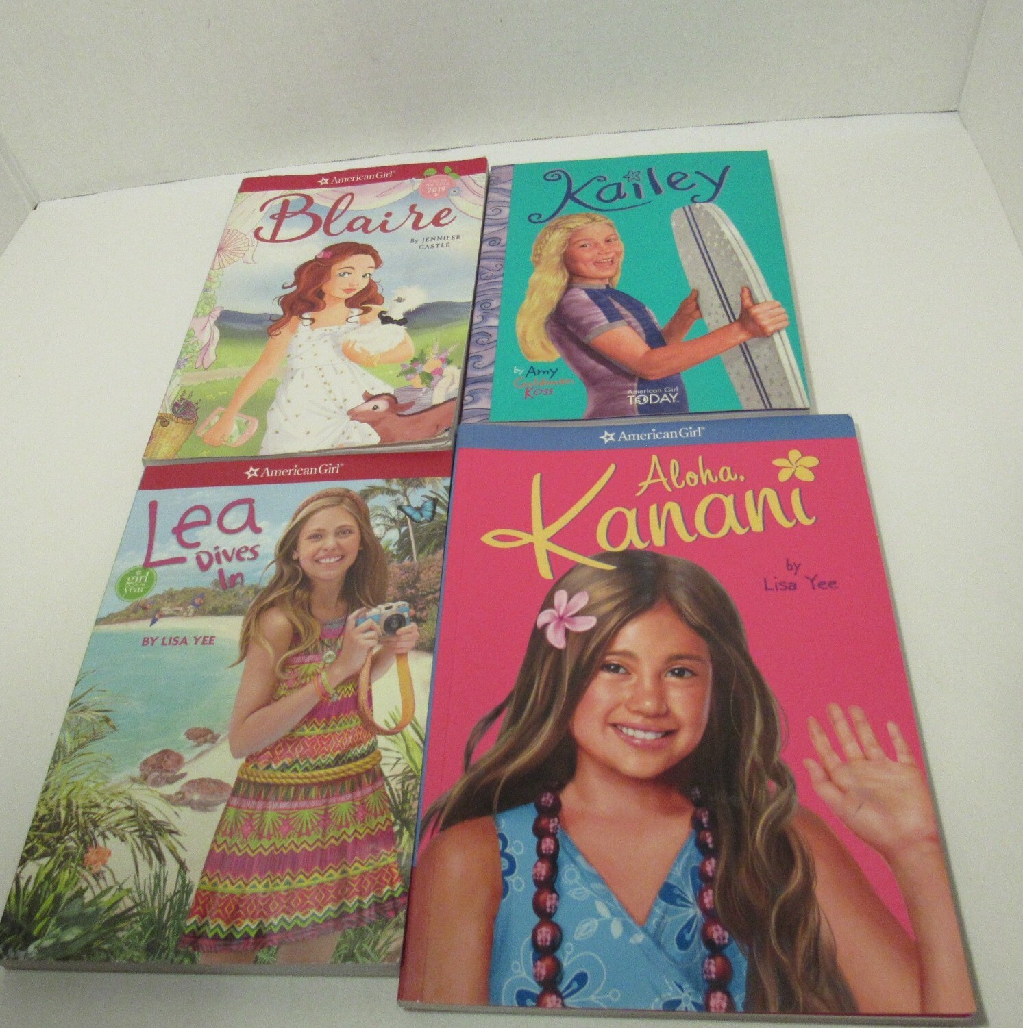 American Girls: Meet Kanani, Kailey, Blaire, Lea Lot of 4 Paperbacks