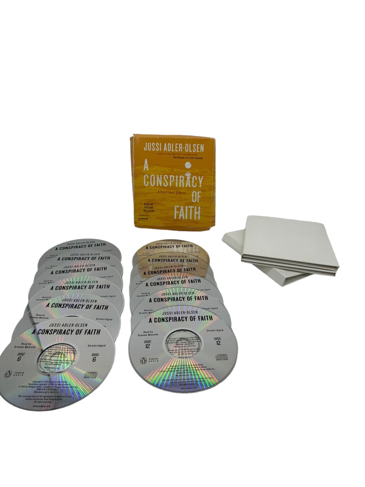 A Conspiracy Of Faith Jussi Adler-Olsen Department Q Unabridged Audio Book On CD