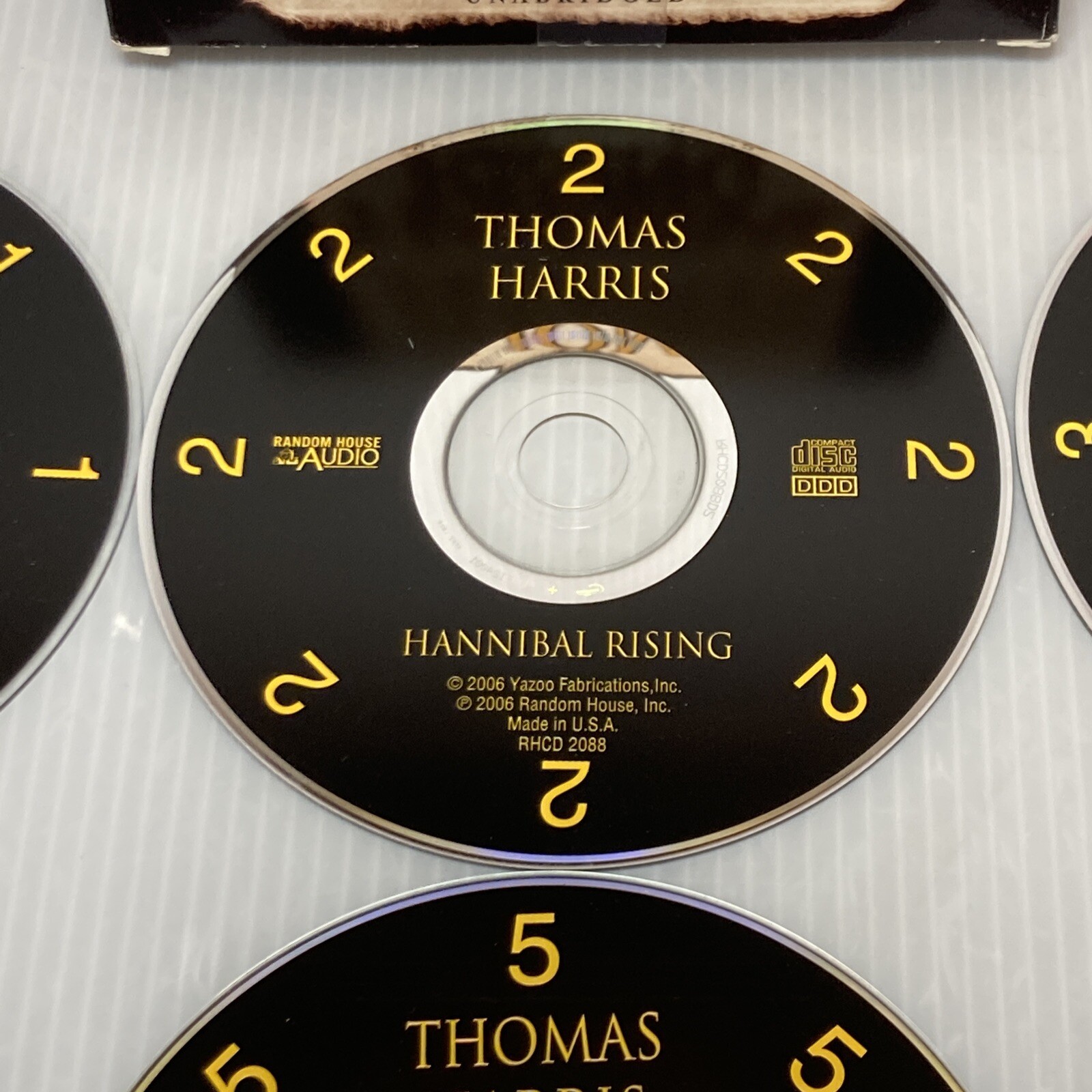 Hannibal Rising by Thomas Harris ~ Unabridged Audiobook, 6 CD, Hannibal Lecter