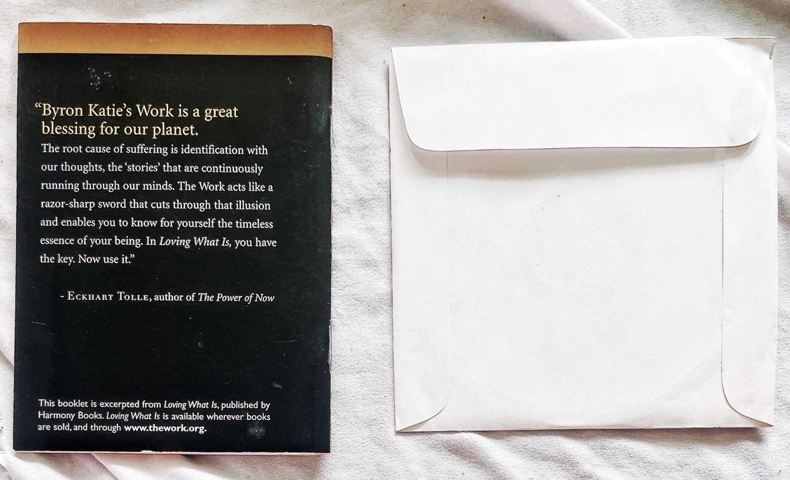 Loving What Is❤️Byron Katie💿Stephen Mitchell Audio CD Sampler Booklet📓The Work