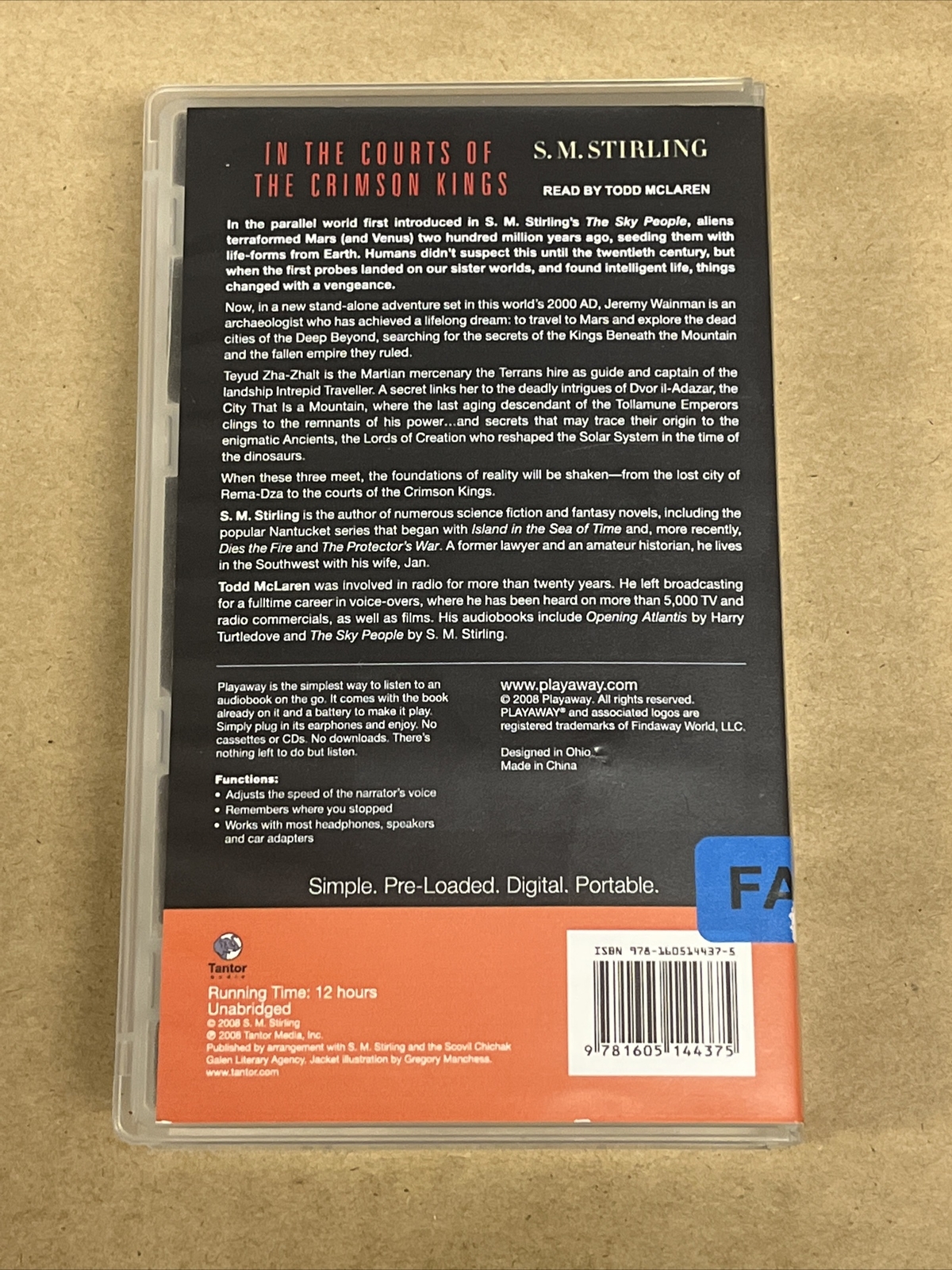 In the Courts of the Crimson Kings by S. M. Stirling Read By Todd McLaren