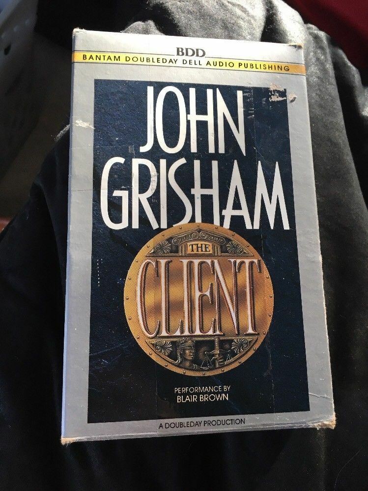 John Grisham «The Client» cassettes Audio Book-SHIPS N 24 HOURS