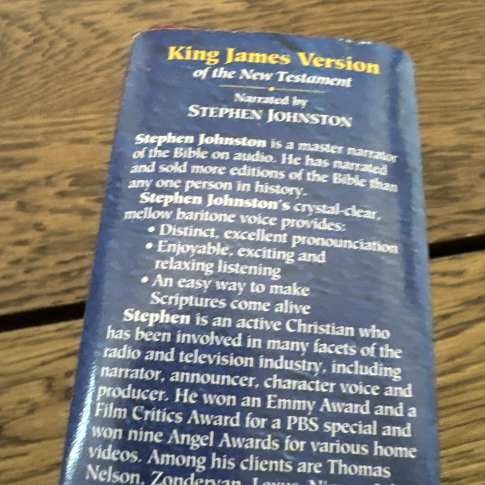 Bible On Cassette King James Version Complete 11 Audio Tapes In Carrying Case