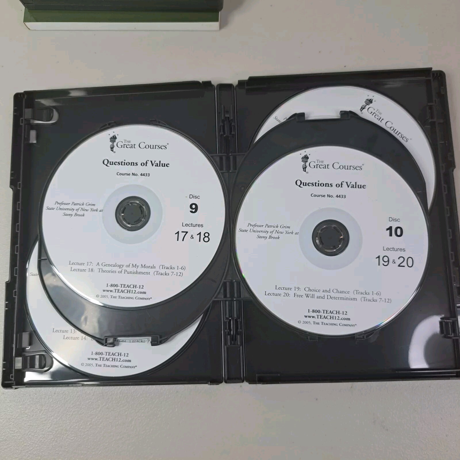 The Great Courses Questions Of Value Audio CDs With Course Guidebook