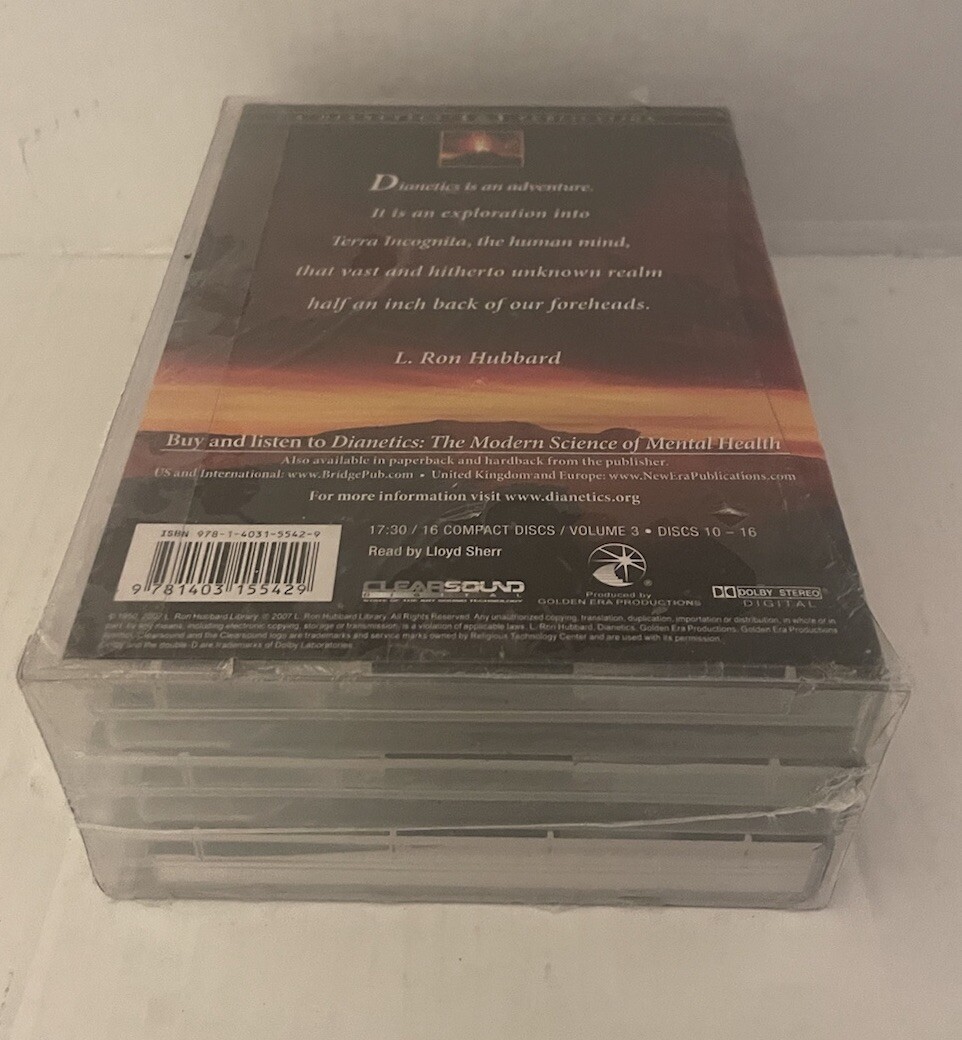 L. Ron Hubbard Dianetics The Modern Science of Mental Health Volume 1-3 Audio