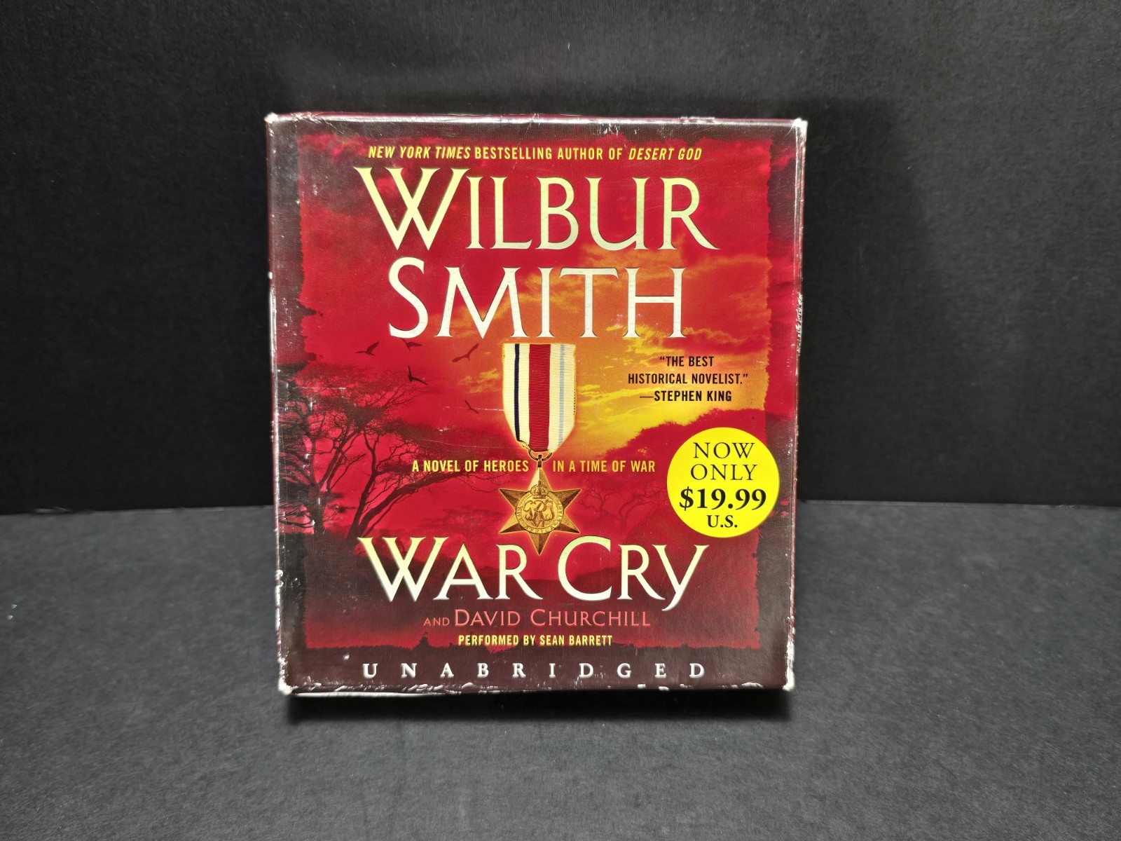 Lot of 6 Unabridged Audiobook CDs Harper Audio Library Editions Clamshell Cases