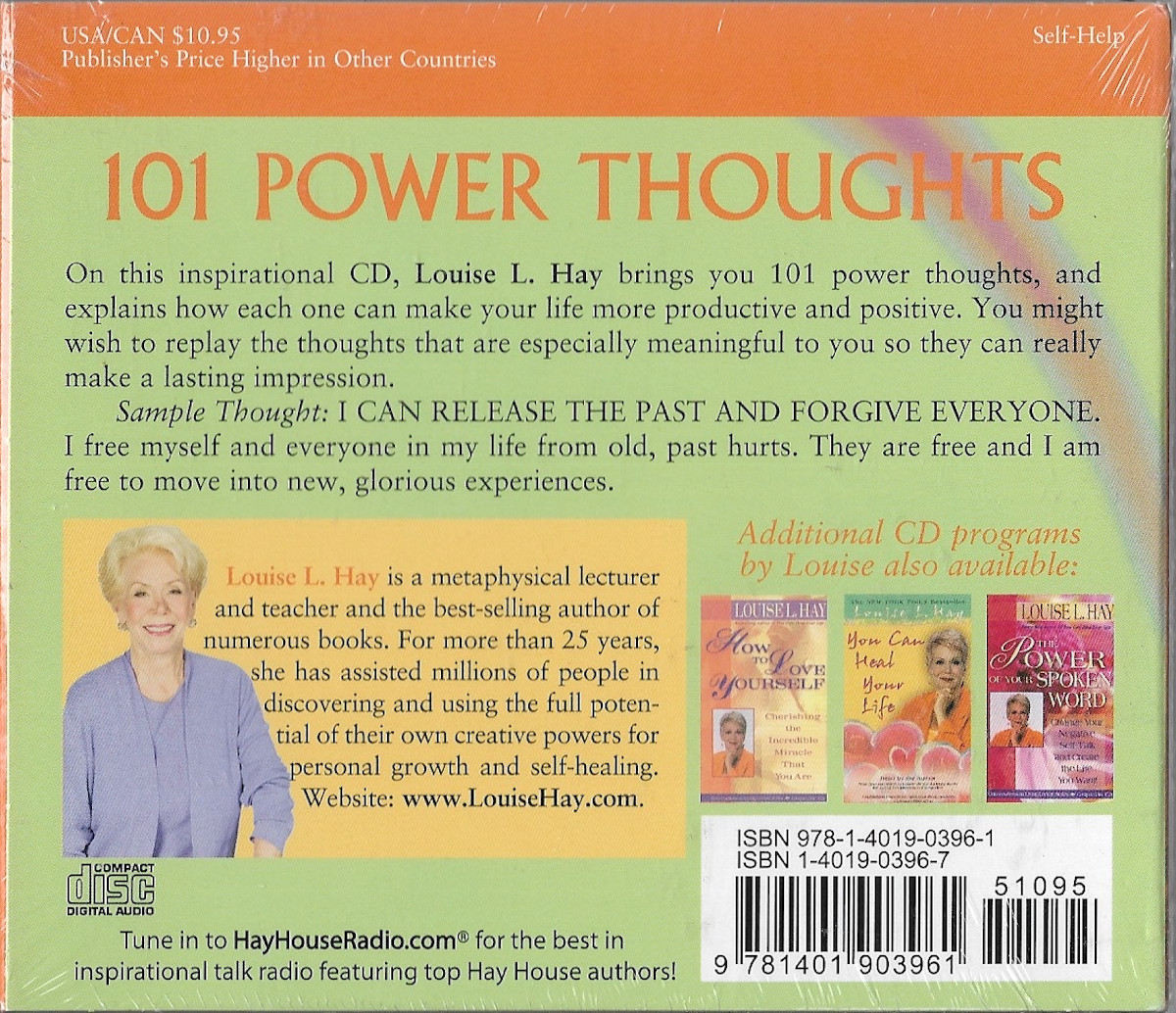 101 Power Thoughts by Hay, Louise CD-Audio Book * New Sealed!*