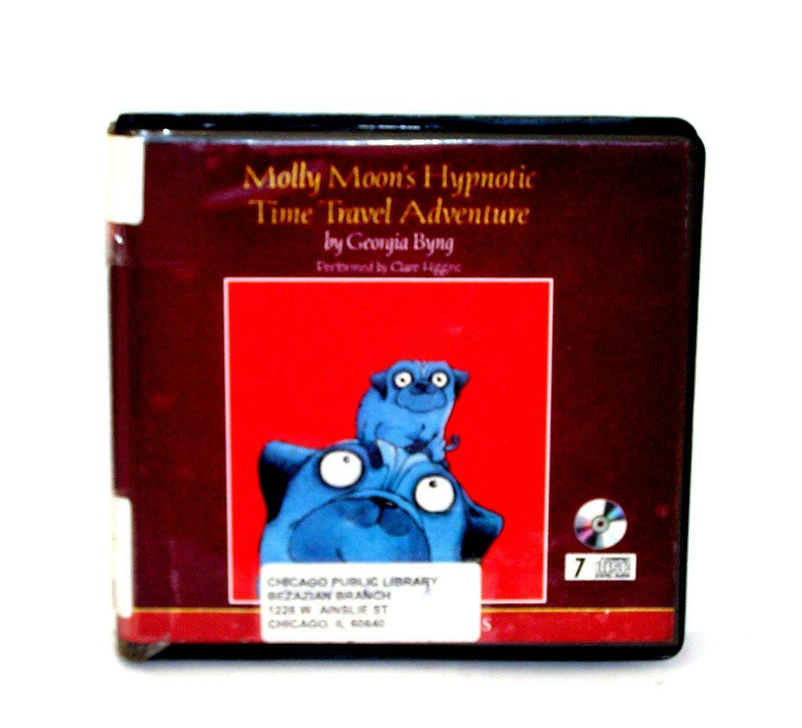 BOOK/AUDIOBOOK CD Ages 8+ Georgia Byng MOLLY MOON’S HYPNOTIC TIME TRAVEL ADVENT.