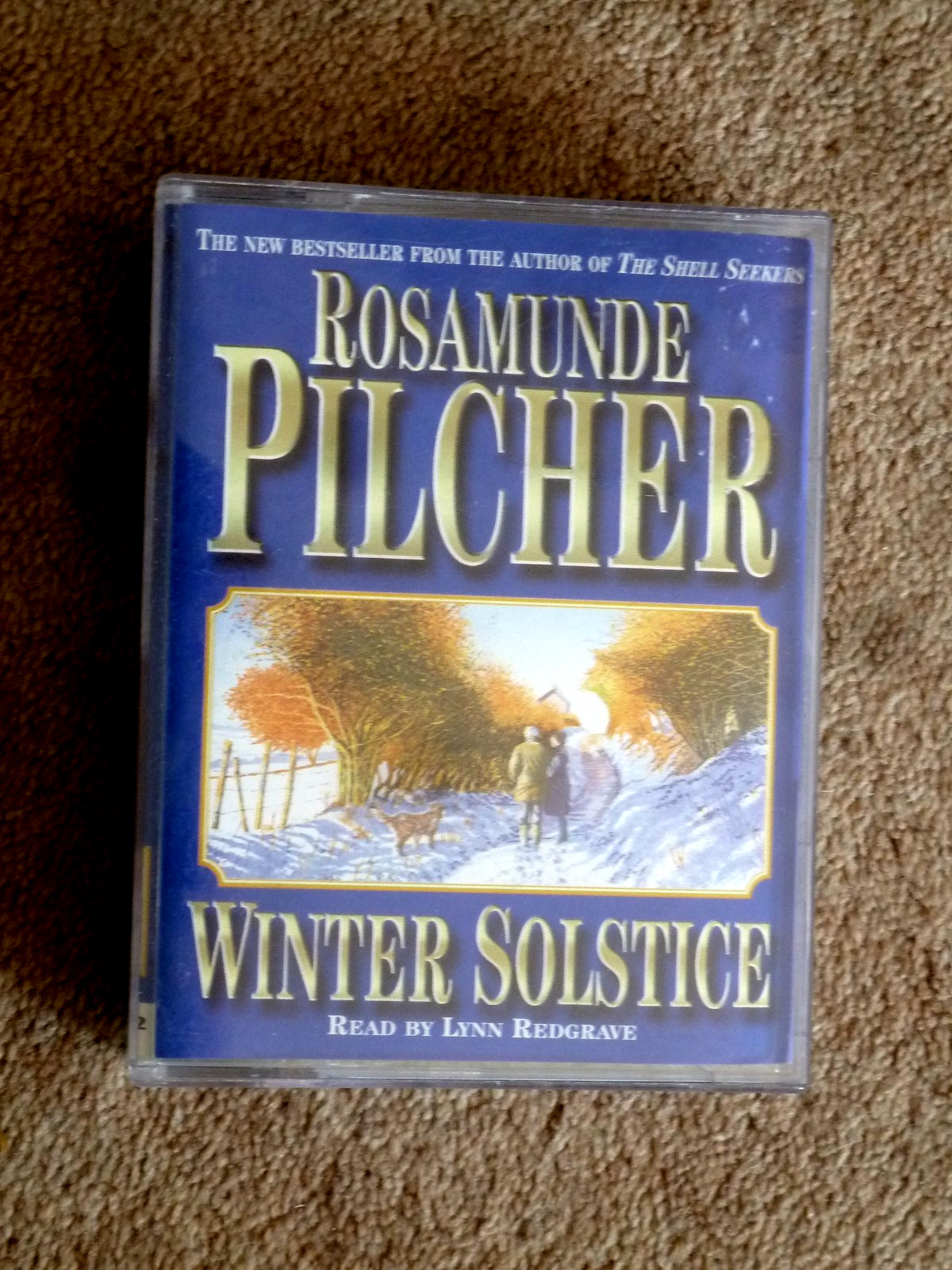 ROSAMUNDE PILCHER — WINTER SPLSTICE — AUDIO BOOK — ( 4 CASSETTES )