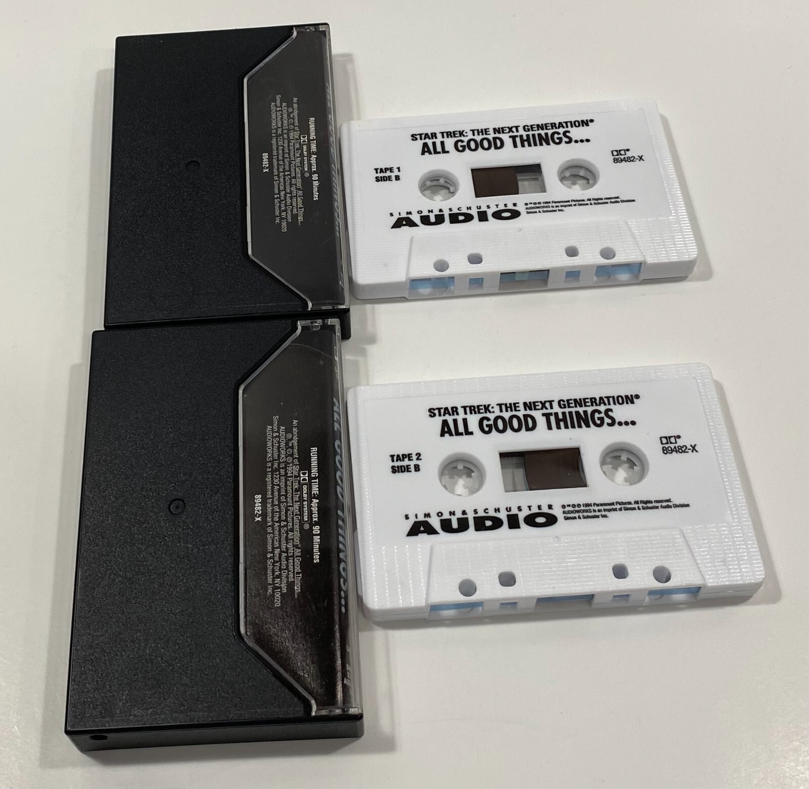 All Good Things Star Trek Next Generation Michael Jan Friedman Cassette Abridged