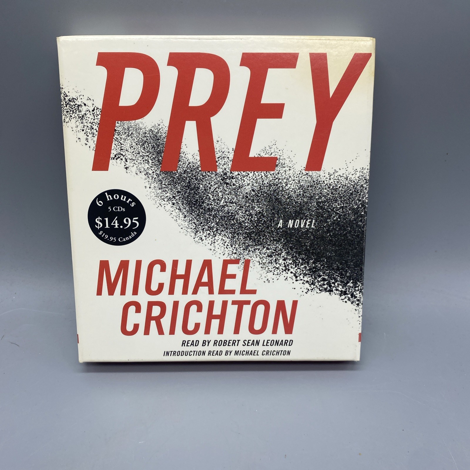 Prey Michael Crichton — Audio Book 5 CDs 6 Hours Read by Robert Sean Leonard