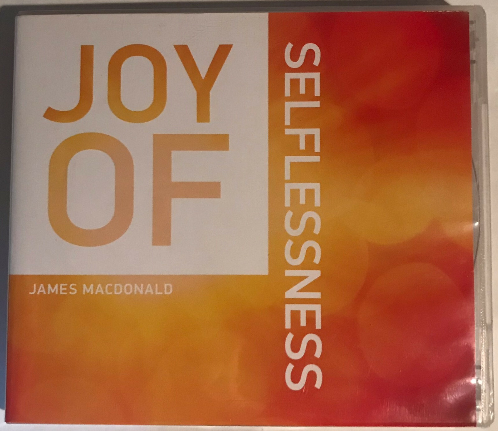 James MacDonald — «Joy of Selflessness» — 2 CD Audio Book — Very Good Condition