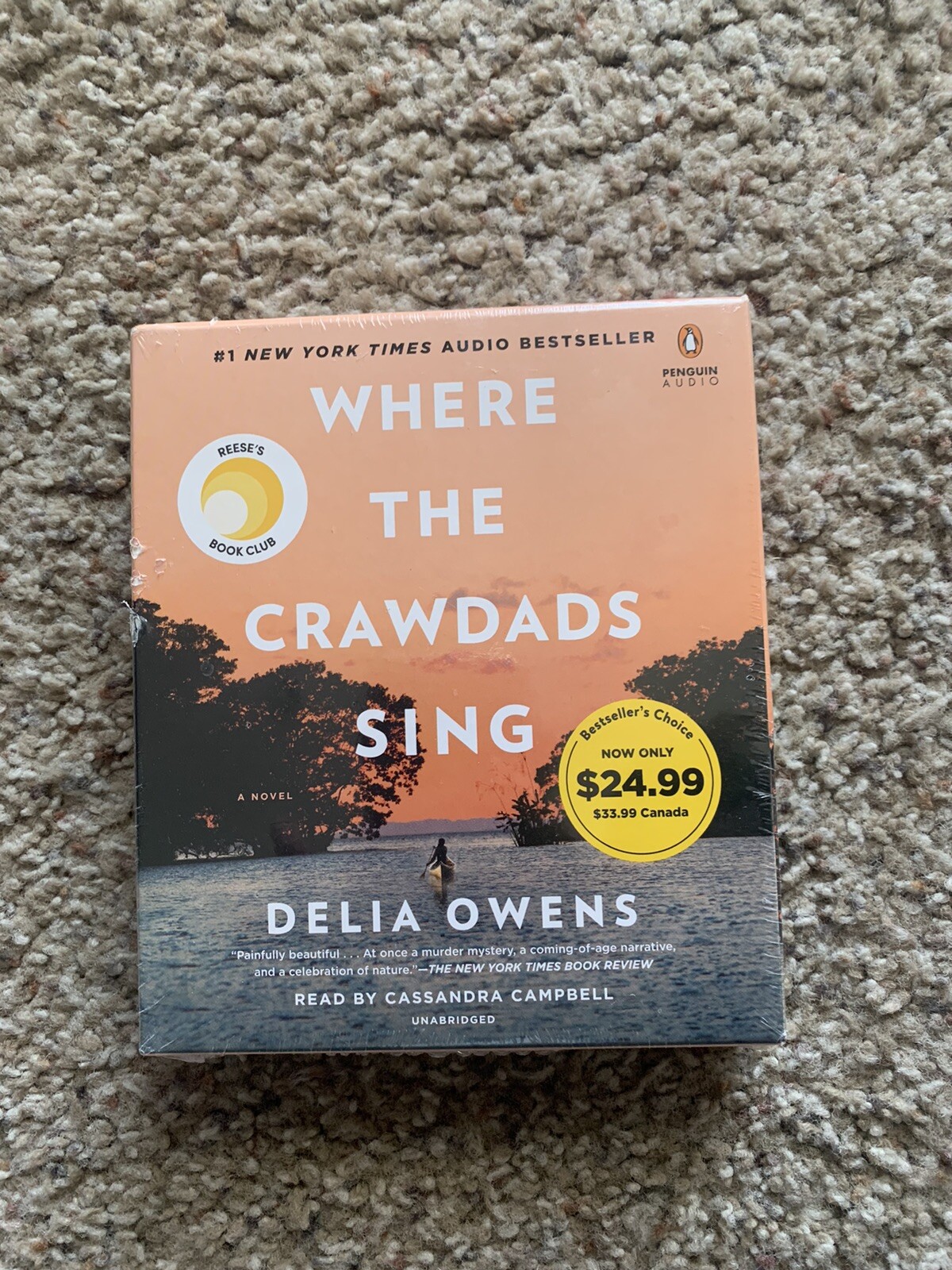 Where the Crawdads Sing by Delia Owens (English) Compact Disc Book