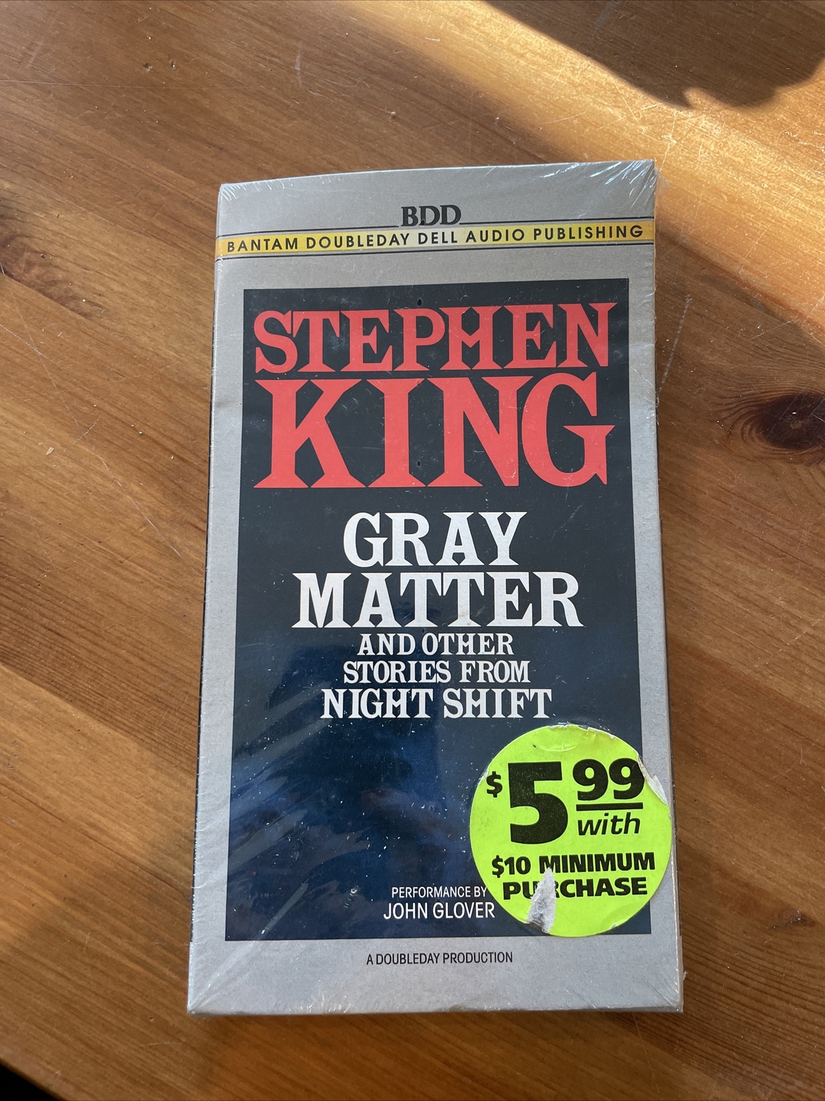 Stephen King Gray Matter and Other Stories From Night Shift BDD Audio Cassette