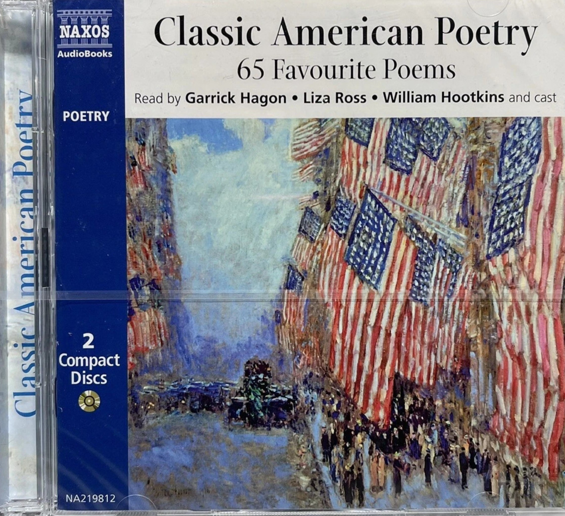 Classic American Poetry: 65 Favourite Poems (Audiobook CD, 2000, 2-Disc Set) NEW