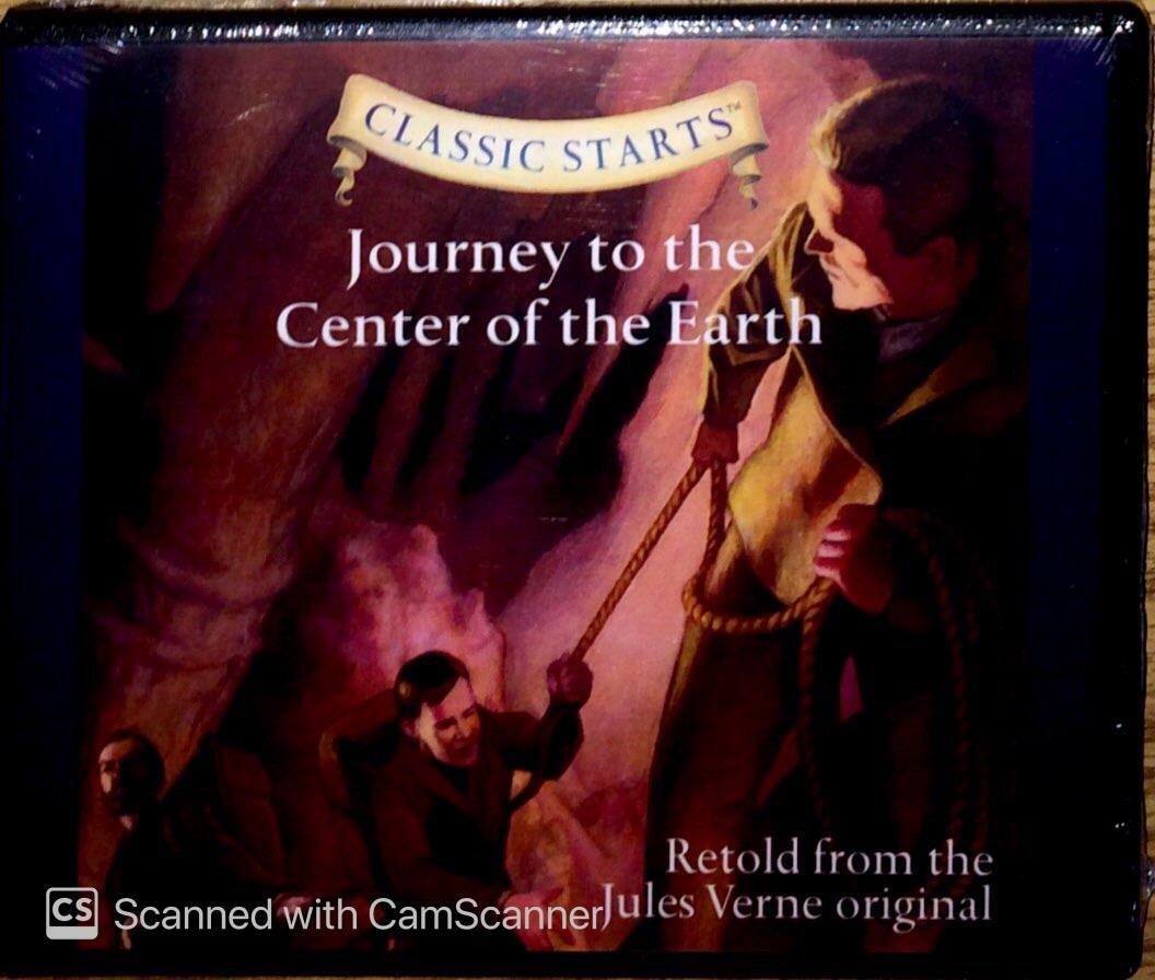 New JOURNEY TO THE CENTER OF THE EARTH Verne Classic Starts Audio Series CDs