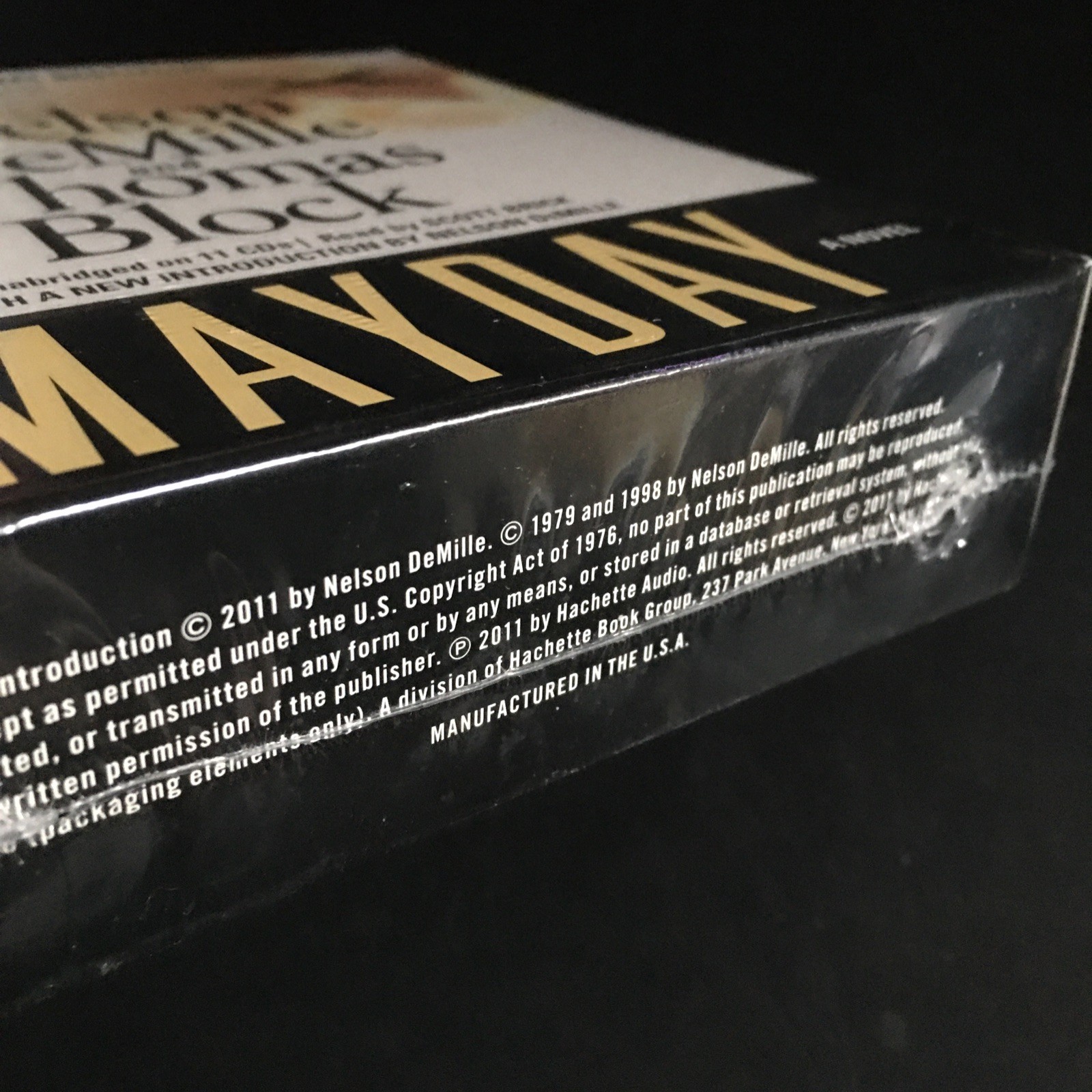 Mayday Audiobook CDs Novel Nelson DeMille Thomas Block Air Disaster