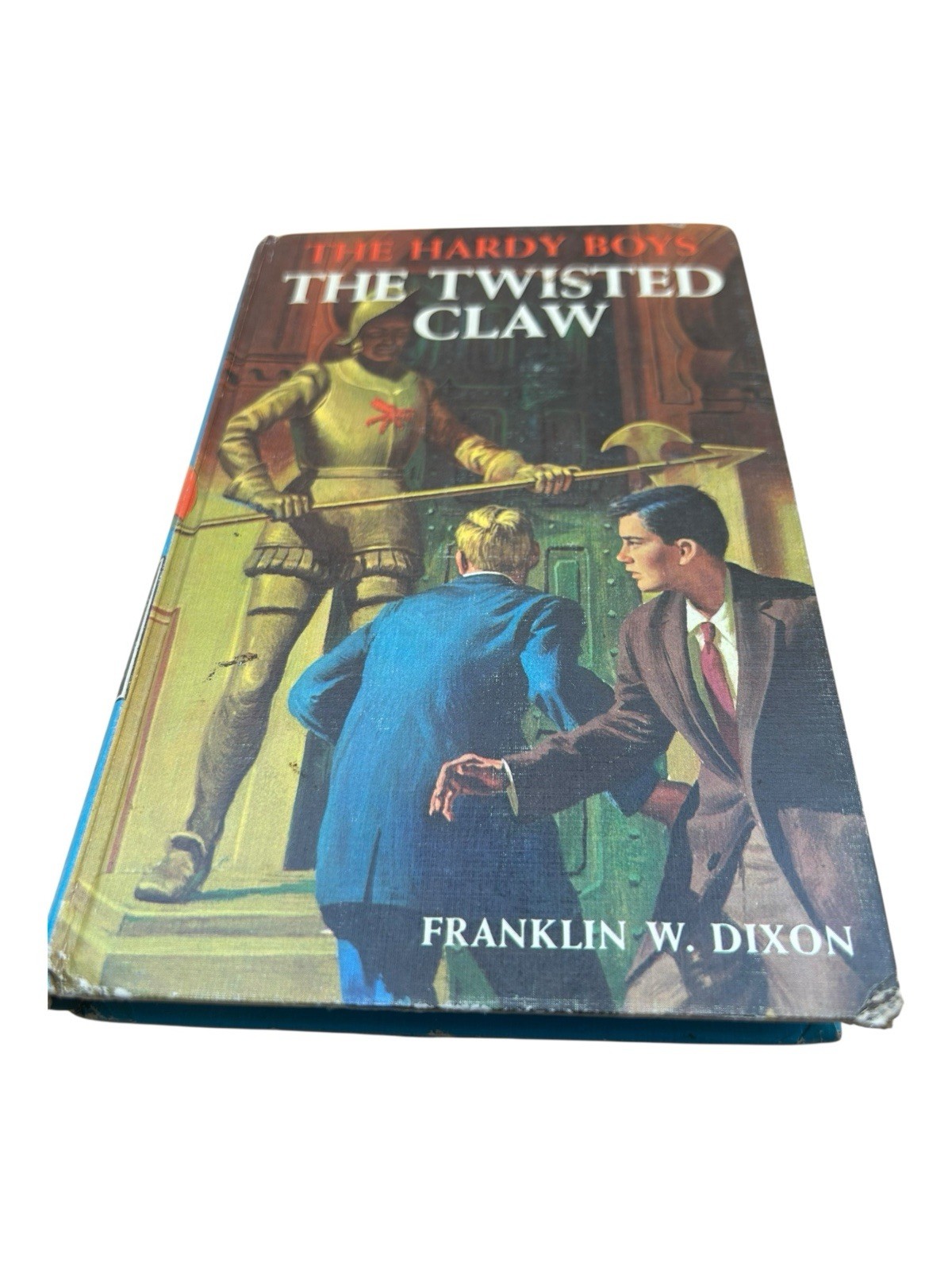 1939 Vintage Blue Spine The Twisted Claw (The Hardy Boys #18 ) Franklin W. Dixon