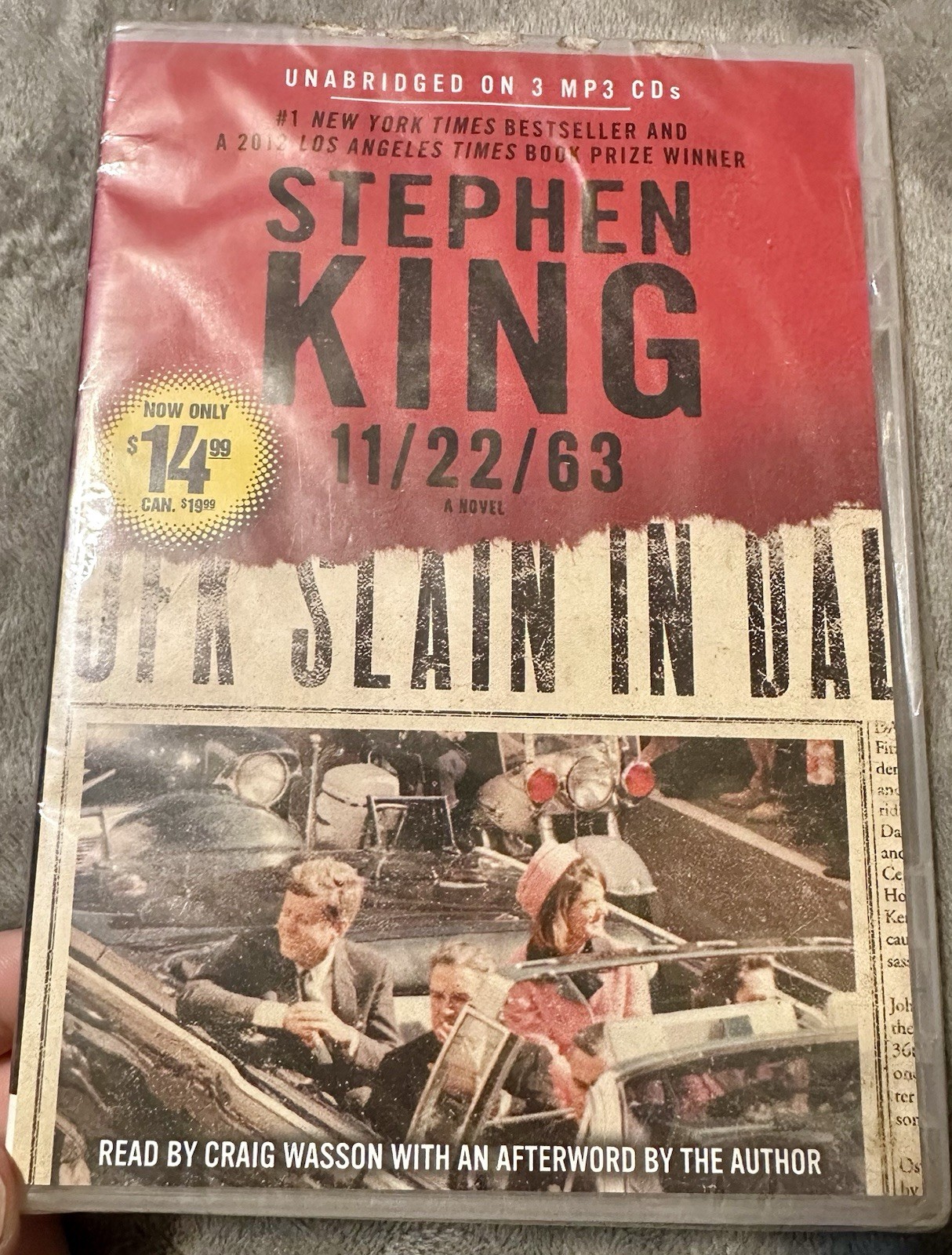 11/22/63: JFK Slain in Dallas — Stephen King — Unabridged Audiobook — MP3CD