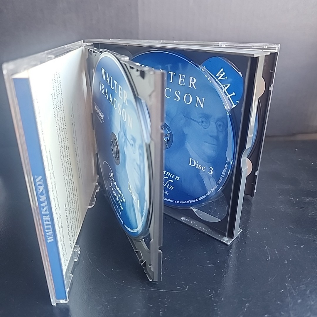 Benjamin Franklin : An American Life by Walter Isaacson 6 disk set