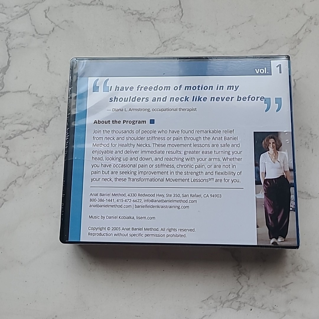 THE ANAT BANIEL METHOD for Healthy Necks Vol. 1 BRAND NEW 6 CD Set 2005