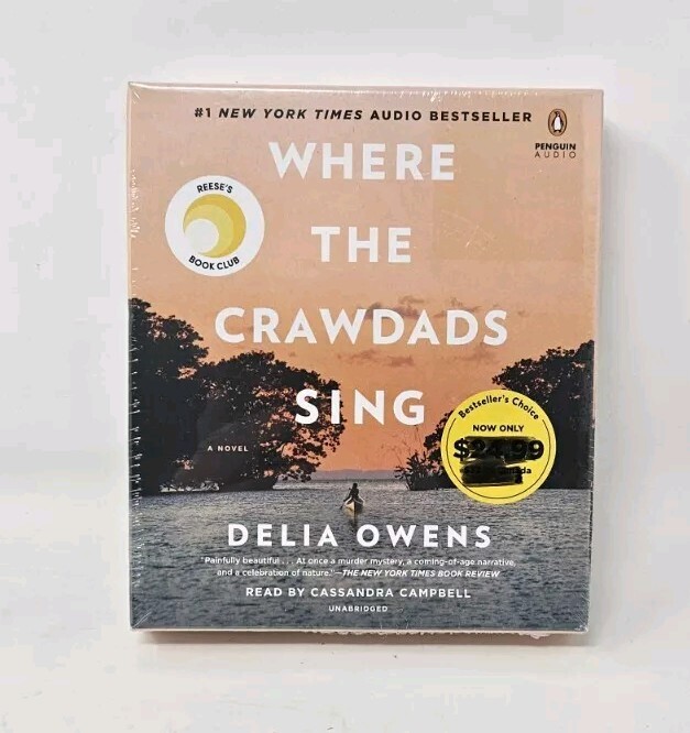 Where The Crawdads Sing Delia Owen’s Audio Book 10 CDs Unabridged