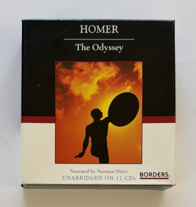 The Odyssey by Homer (Unabridged Audiobook, 11-CD Set) Narrated by Norman Dietz