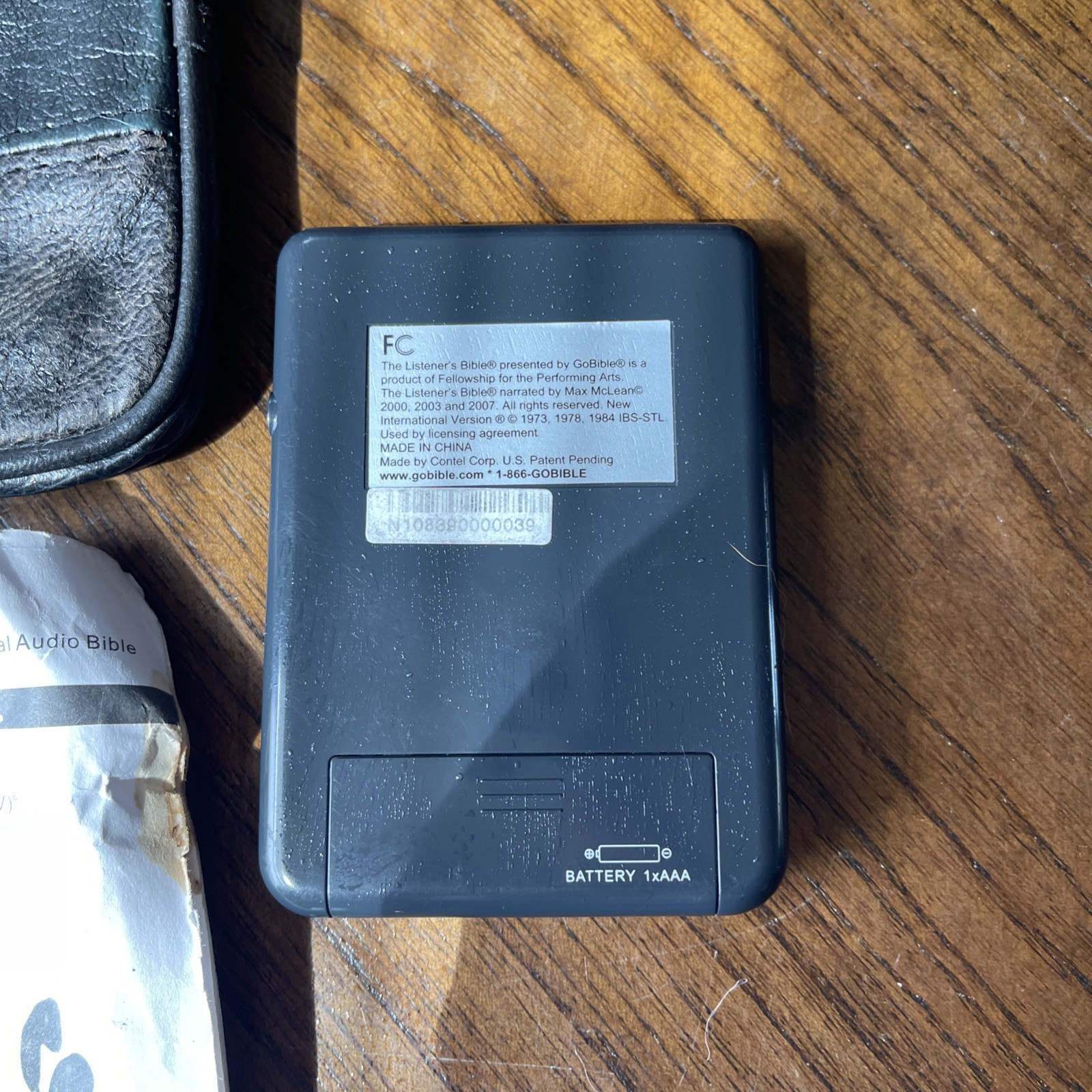 GoBible Traveler NIV Version, GUC