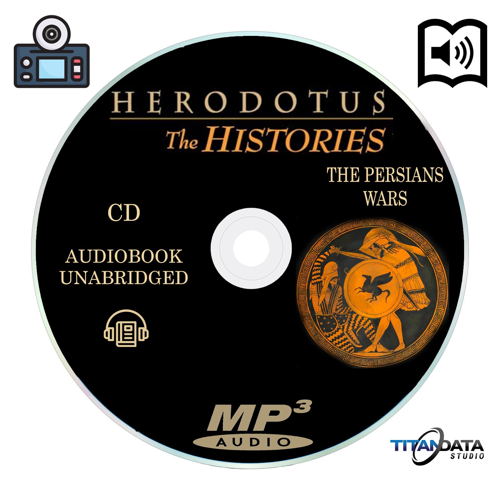 HERODOTUS — THEW PERSIAN WARS — HISTORIES- MP3 — CD AUDIOBOOK UNABRIDGED