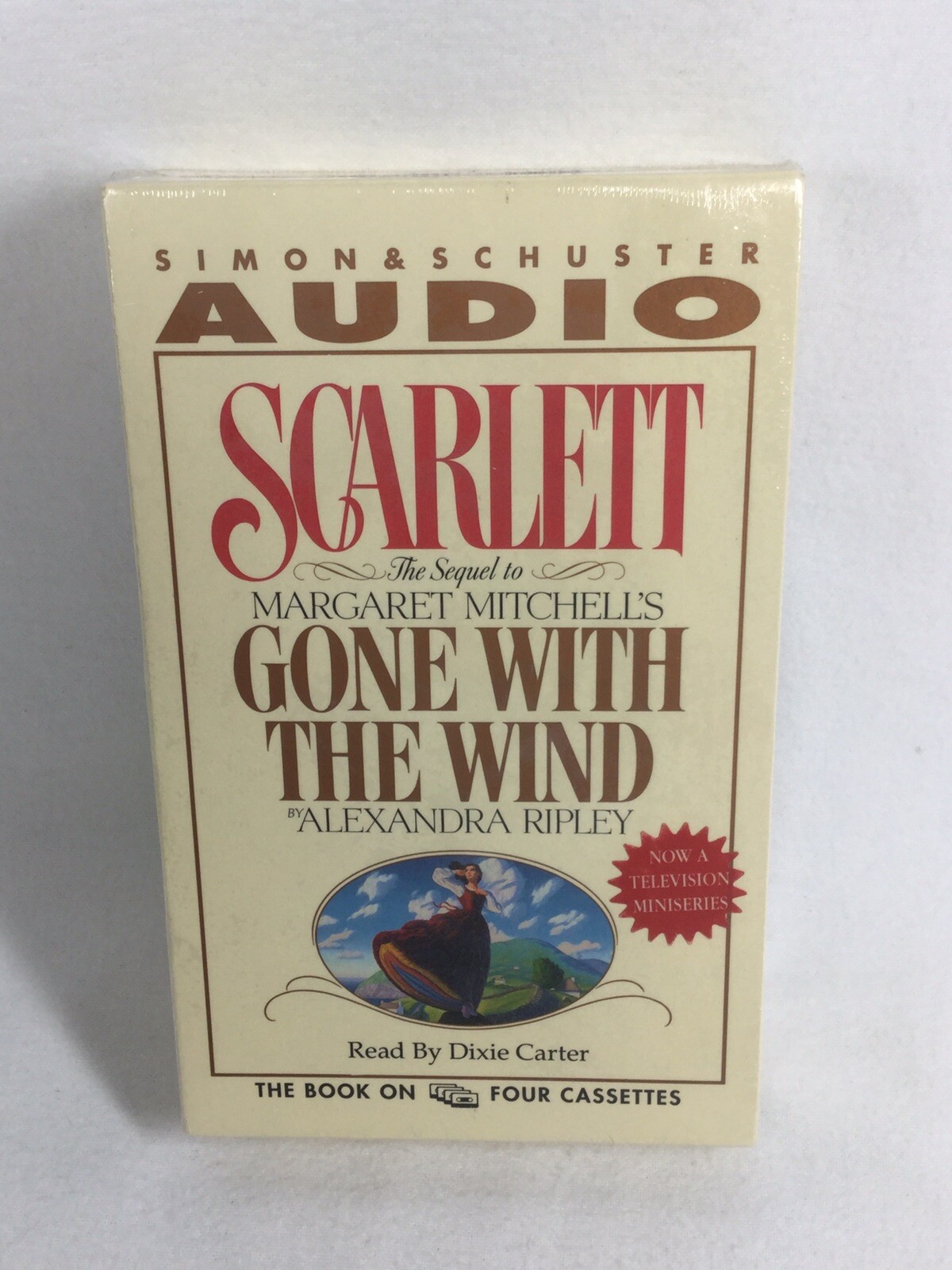 SCARLETT Audio Cassette Sequel To Gone With The Wind 4 Tapes NEW