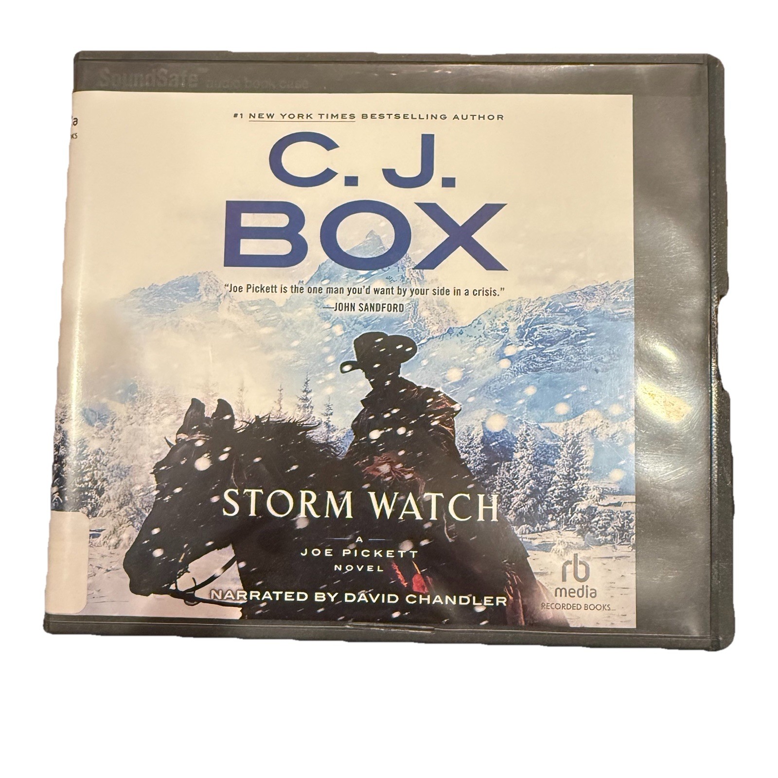 STORM WATCH by C.J. BOX ~ Thriller UNABRIDGED CD AUDIOBOOK EX-Library