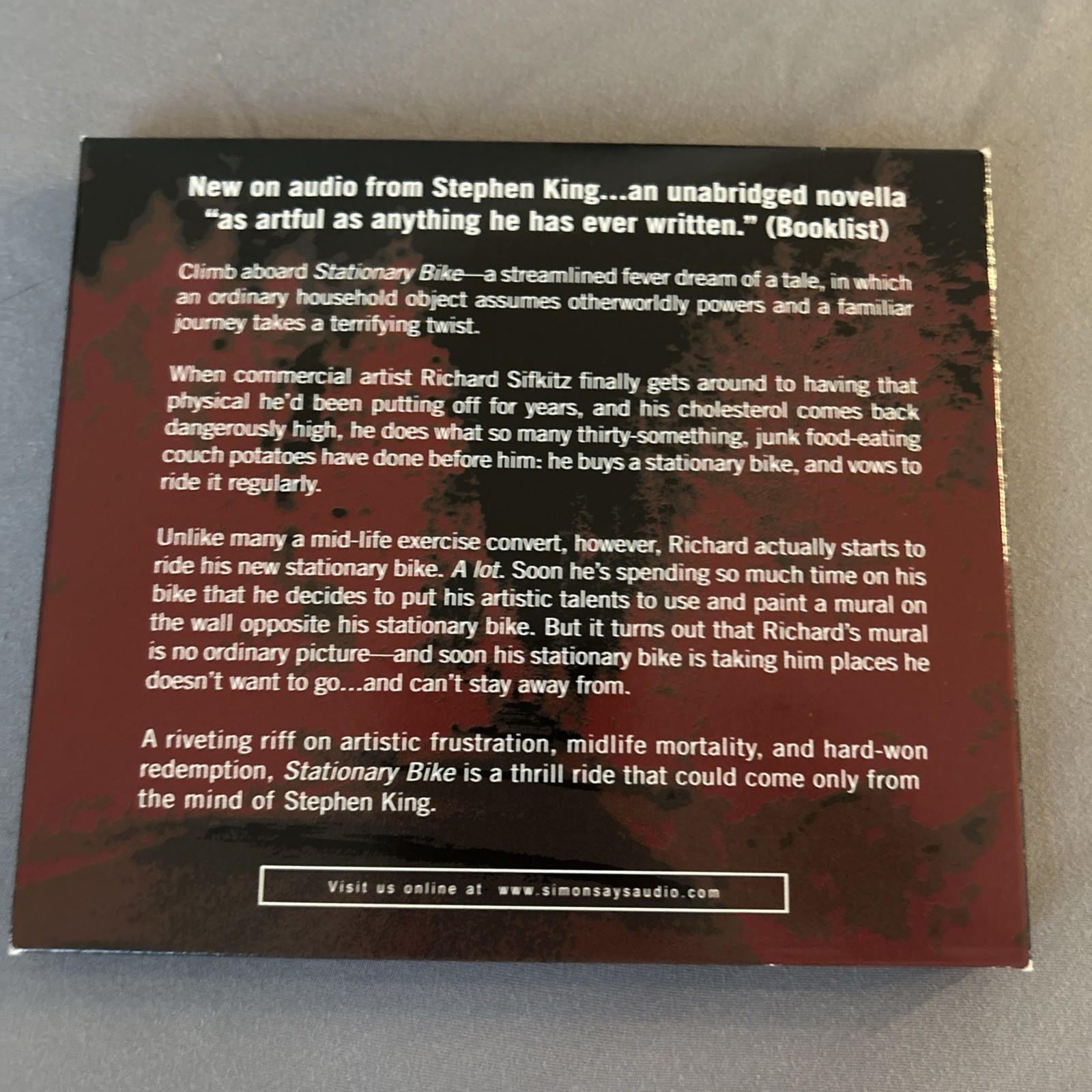 The Stationary Bike by Stephen King (2006, Compact Disc, Unabridged edition)
