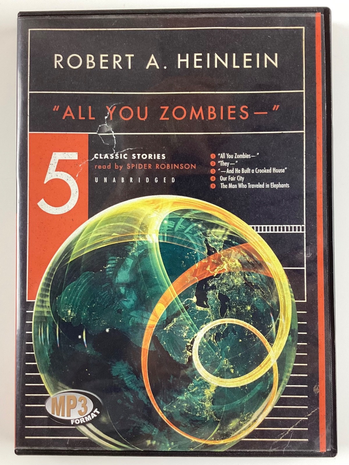 Robert Heinlein CD Audiobook FIVE Stories Unabridged All You Zombies, They, Etc