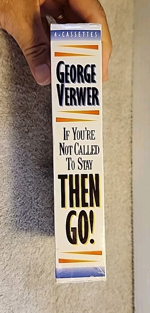 AUDIOBOOK: George Verwer If You’re Not Called To Stay THEN GO 3-CD SET Sealed