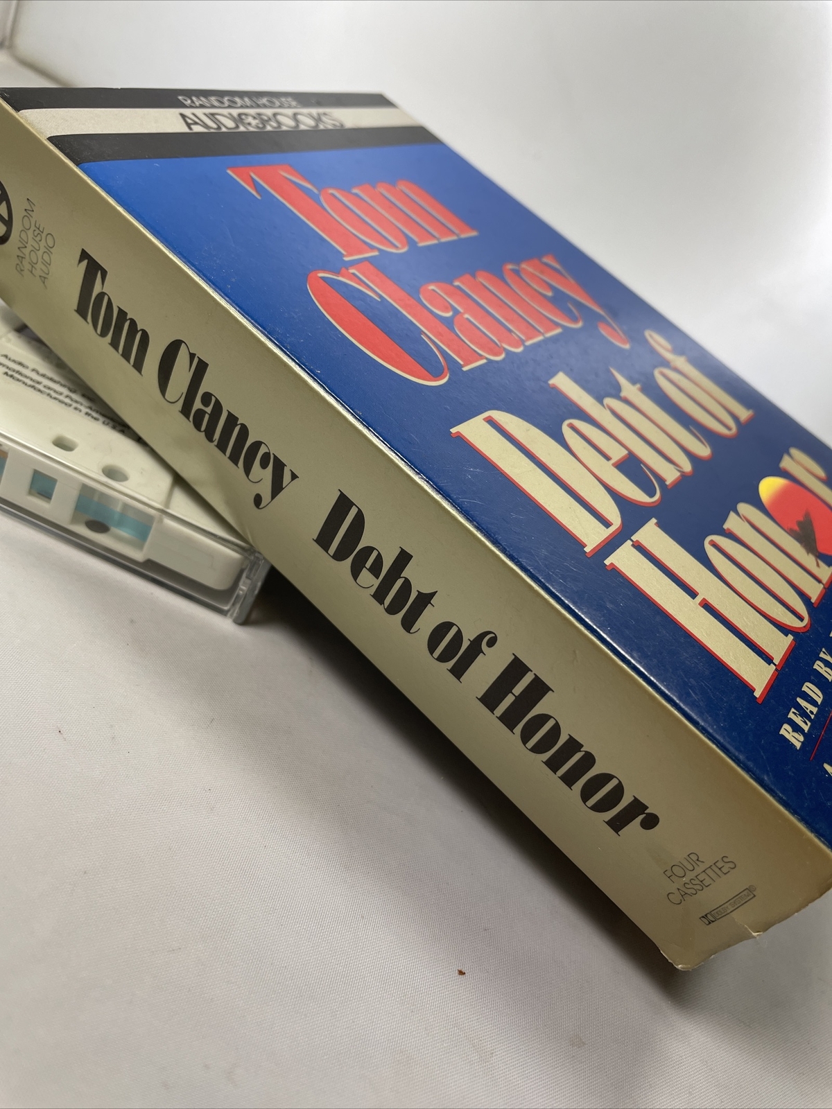 Debt of Honor by Tom Clancy Audio Book 4 Cassettes 6 Hours Abridged TESTED WORKS