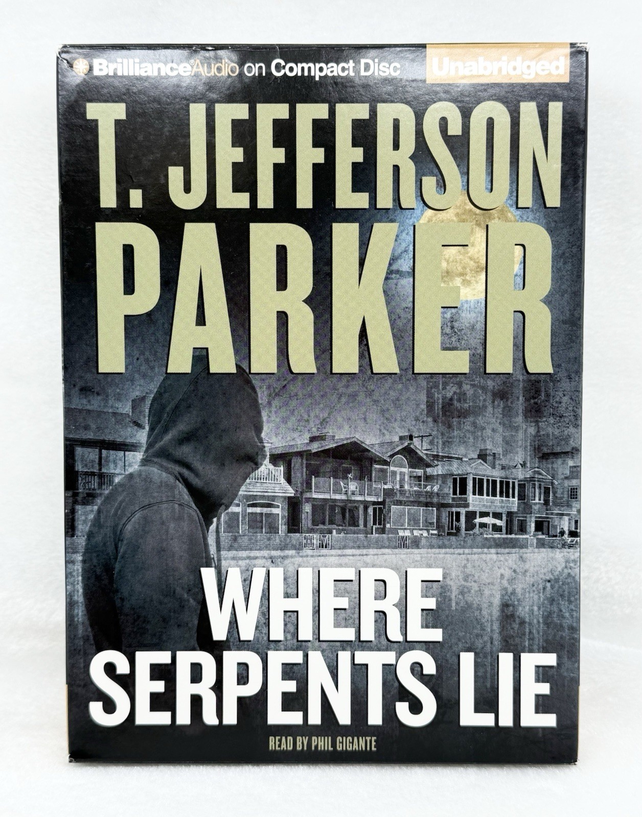 T. Jefferson Parker Audio on CDs Set of 2 Laguna Heat + Where Serpents Lie