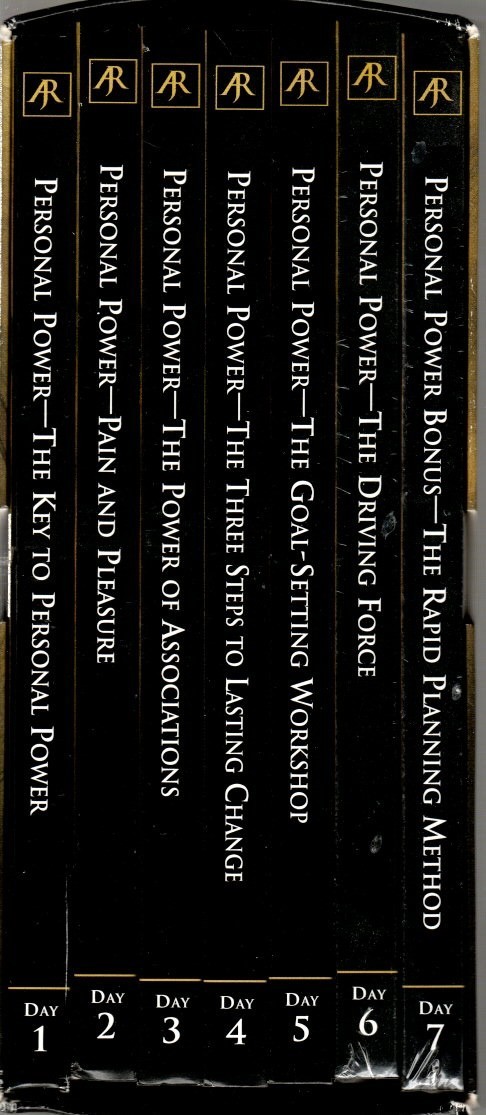 Anthony Tony Robbins Personal Power Classic Edition 7 CD Box Set Day 1 2 3 4 5 6
