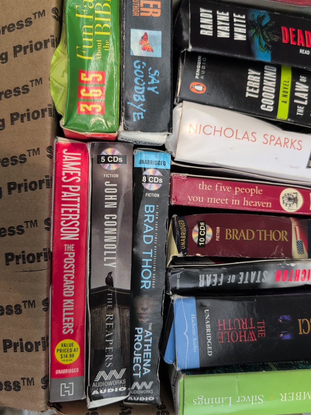 Mixed Lot of 15 Audio Books on CD Thriller Mystery Drama Suspense +More T6#217