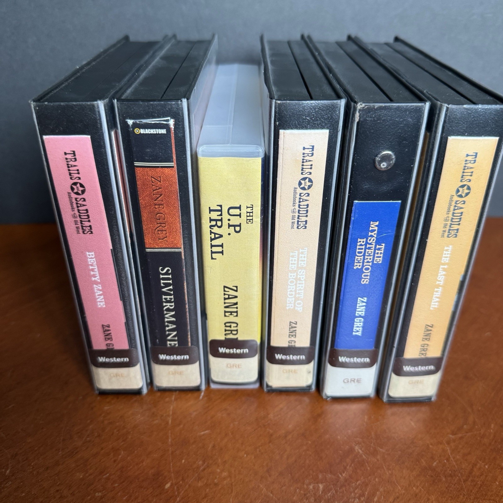 Lot: 6 Zane Grey Audio Book CD Silvermane Last Trail U.P. Trail Betty Western