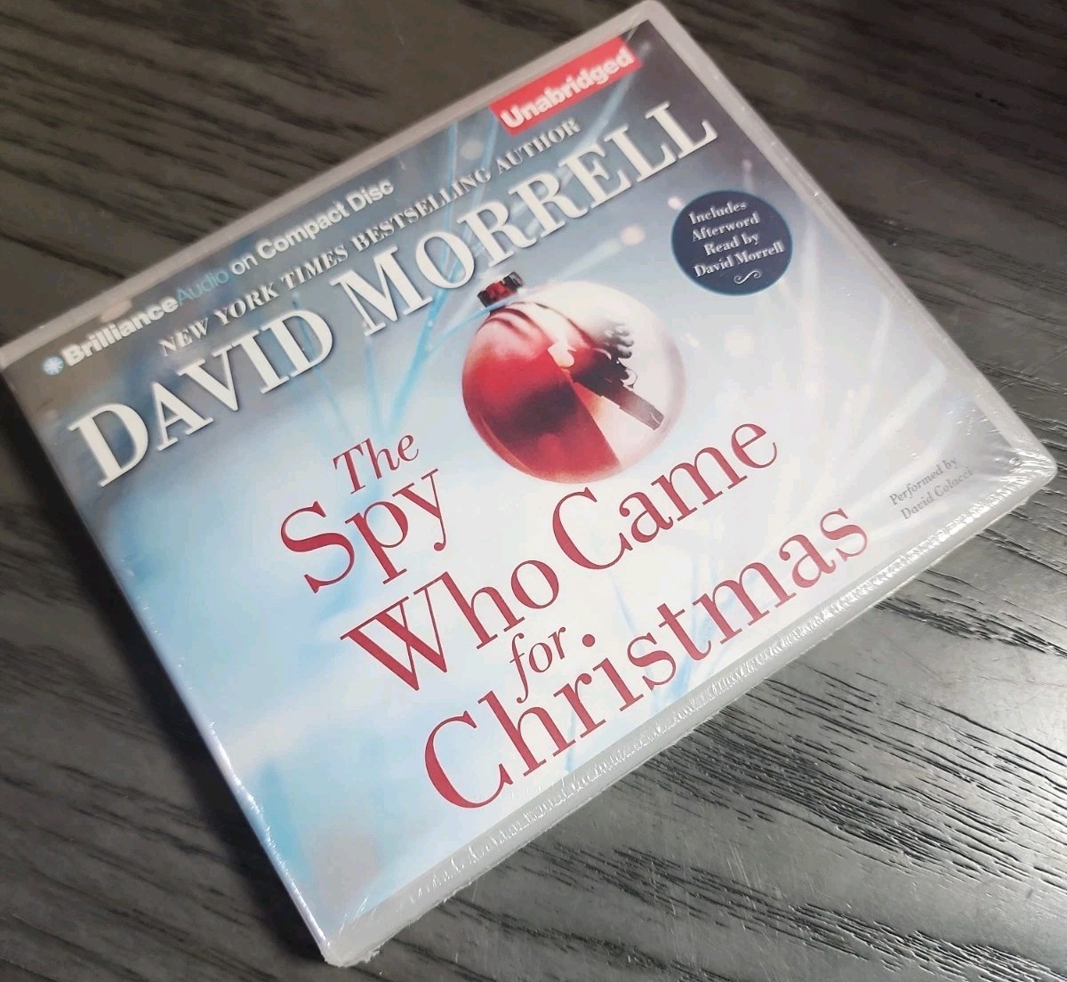 The Spy Who Came for Christmas 2008 Unabridged CD audiobook David Morrell NEW