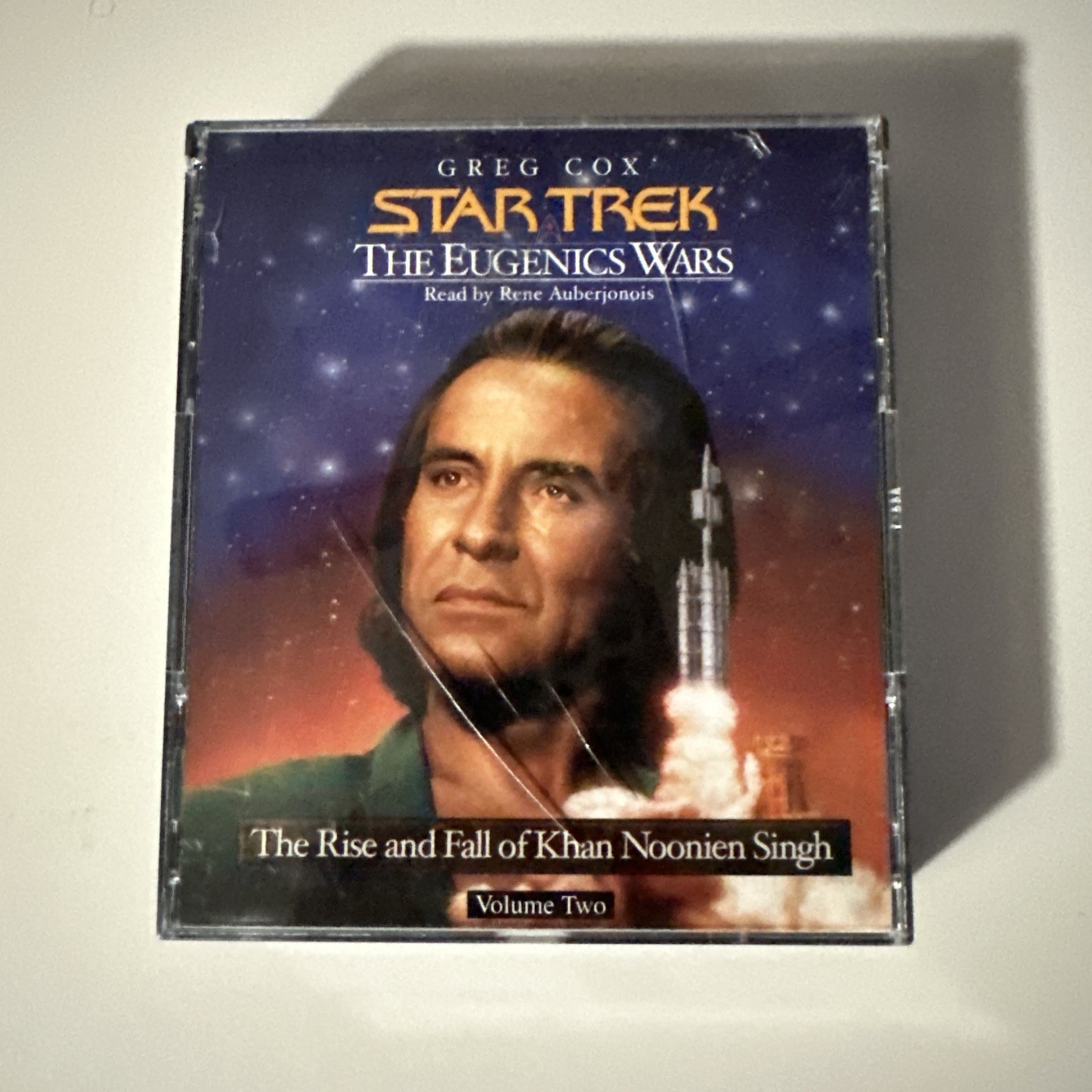 RARE 2001 Star Trek The Eugenics Wars Volume 2 By Greg Cox Book On CD 3-Disc Set