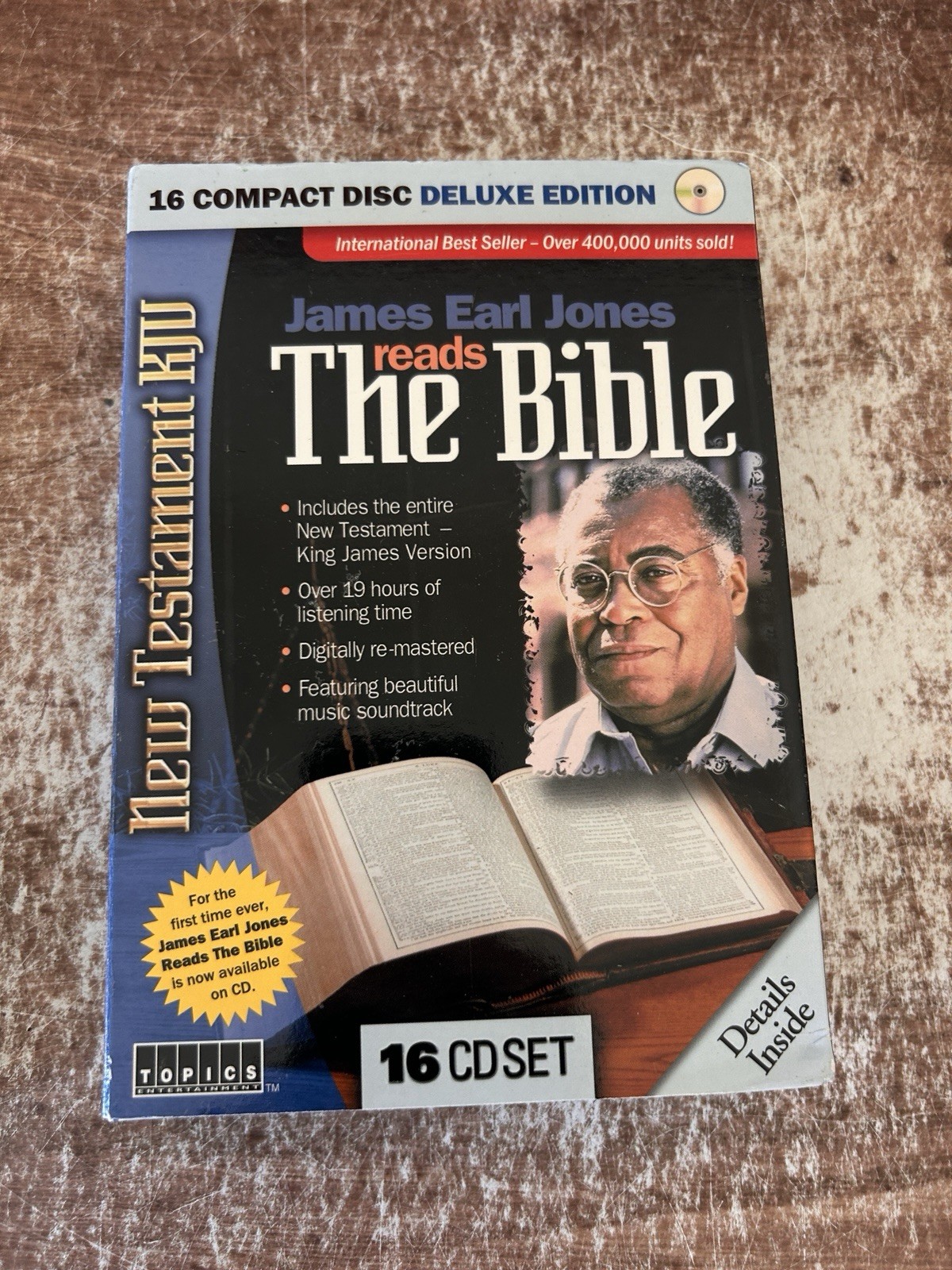 James Earl Jones Reads the Bible 16 CD Deluxe Edition — 19 Hours+ KJV