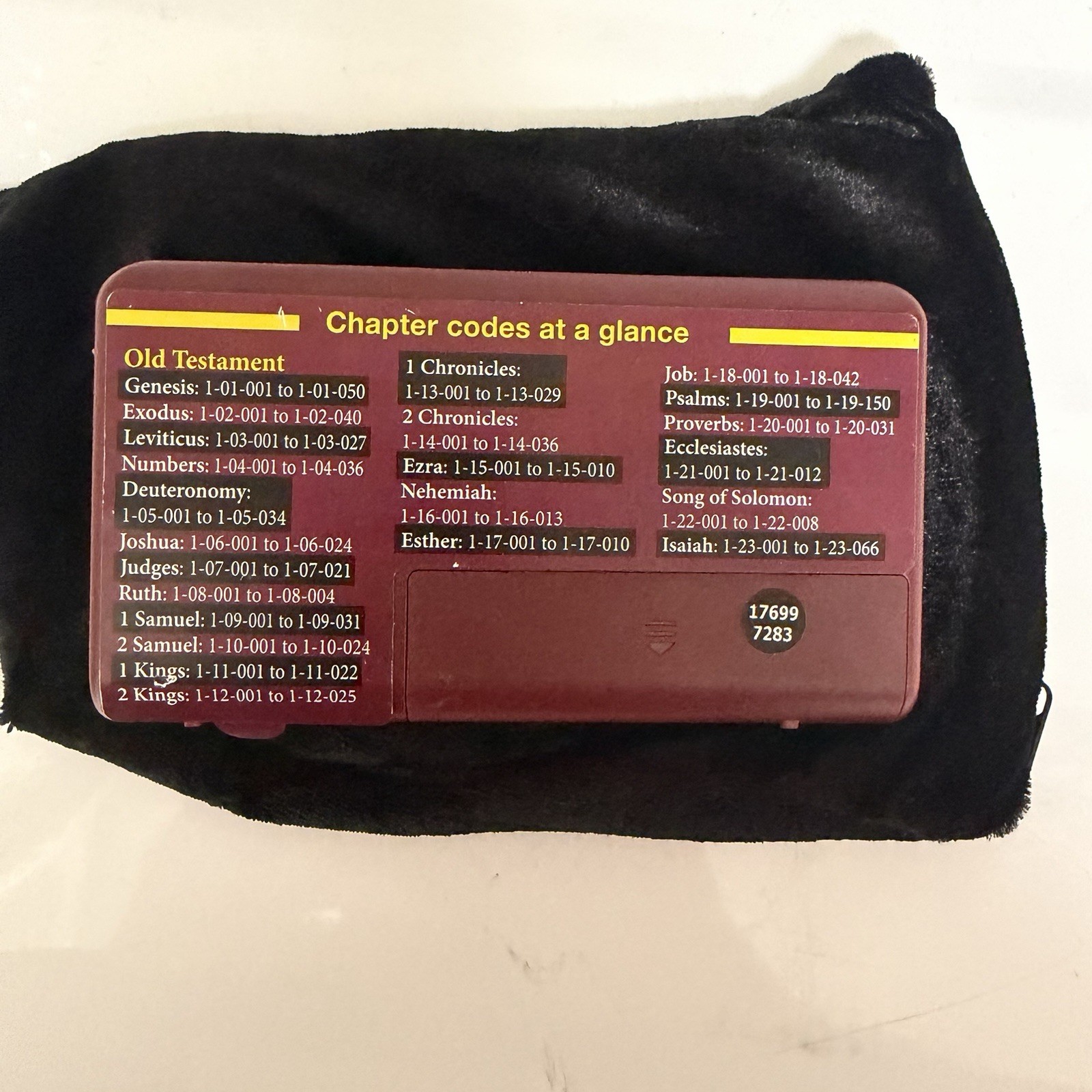 Wonder Bible KJV Talking Audio Bible Player King James Version Tested Works