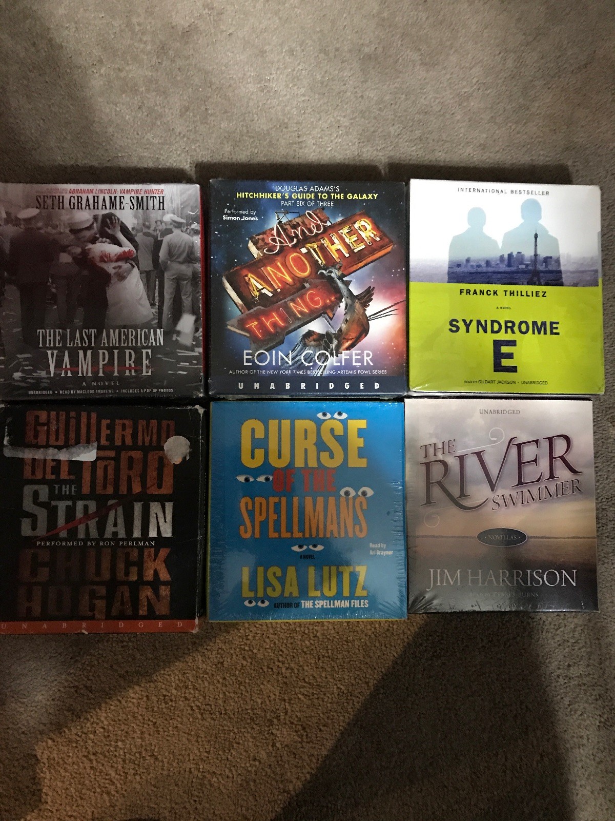 Mixed lot of 6 audiobooks various authors all $20+ Individually 5 Brand New
