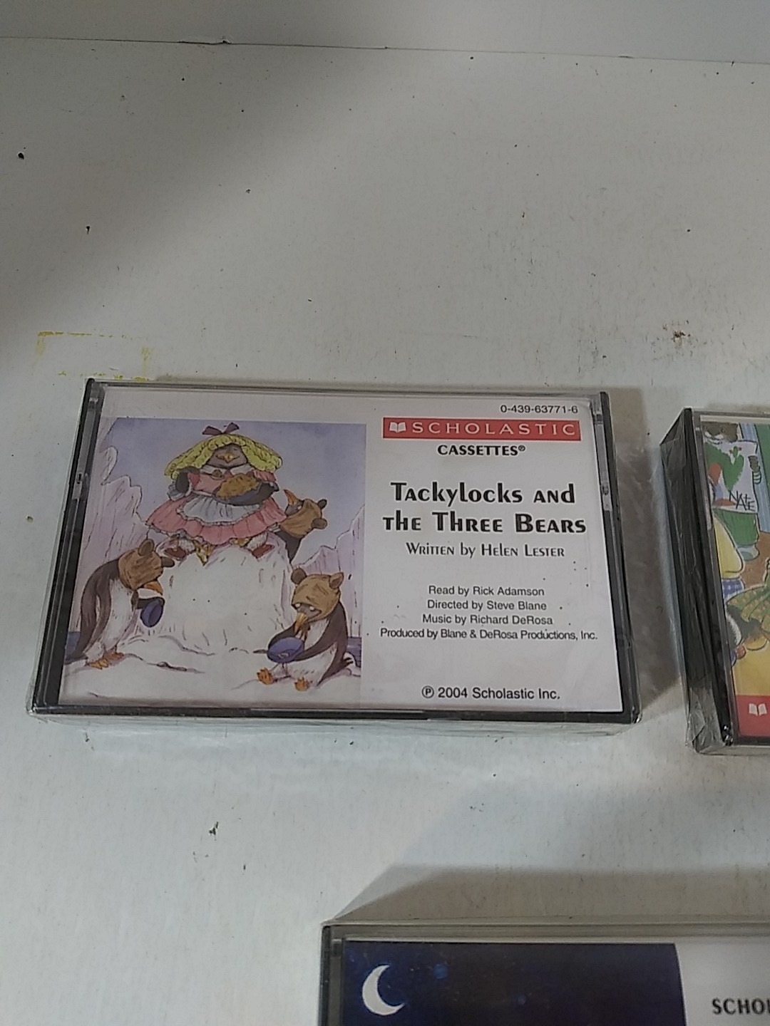 Scholastic Childrens Audio Book Cassette Tapes..Cassettes..Sealed Vintage 3x