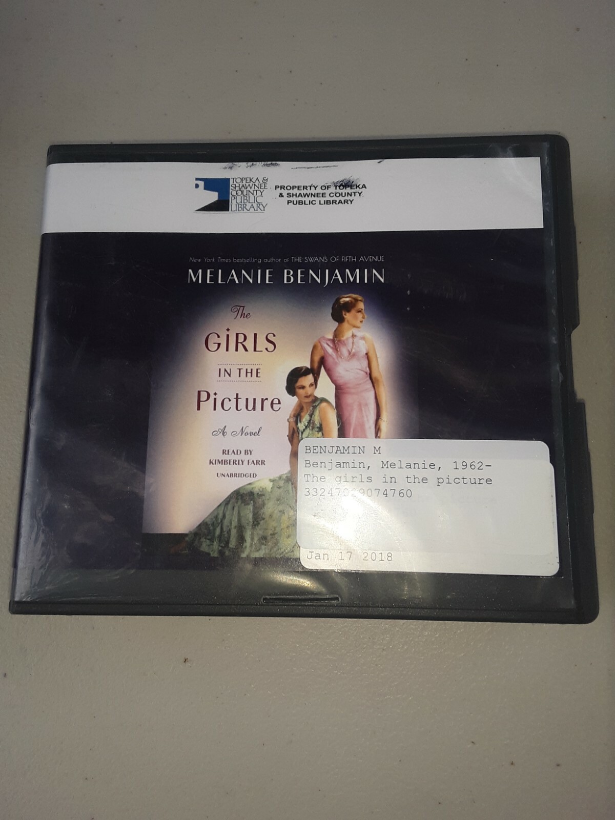 Shelf174F Audiobook~ THE GIRLS IN THE PICTURE, MELANIE BENJAMIN UNABRIDGED